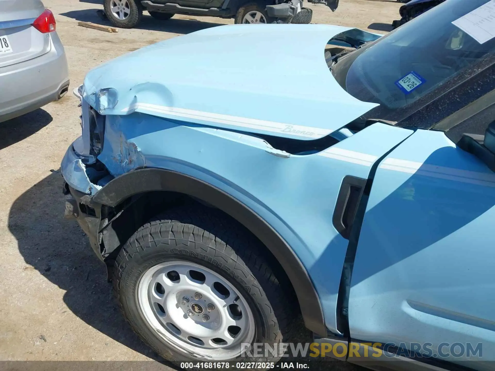 6 Photograph of a damaged car 3FMCR9G61RRE55367 FORD BRONCO SPORT 2024