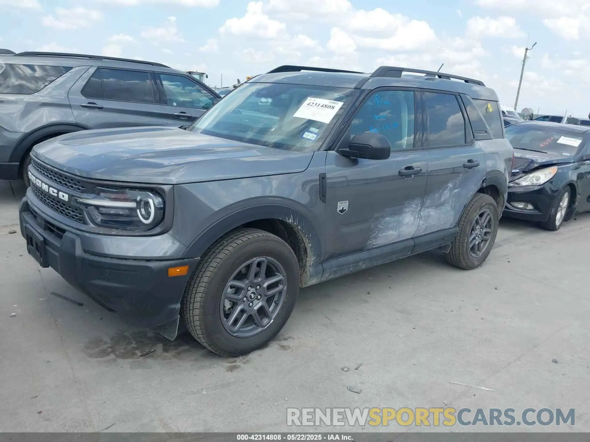 2 Photograph of a damaged car 3FMCR9BN0SRE08450 FORD BRONCO SPORT 2025