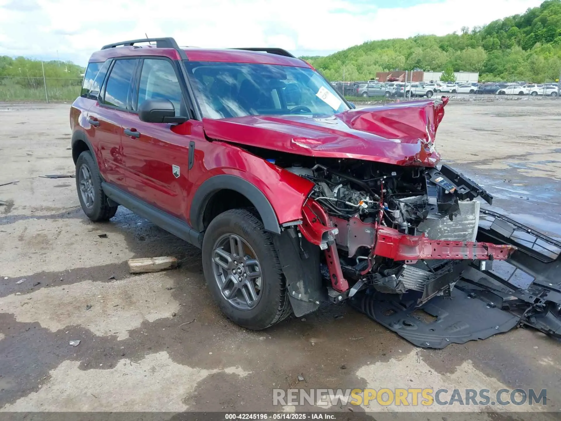 1 Photograph of a damaged car 3FMCR9BN6SRE20263 FORD BRONCO SPORT 2025