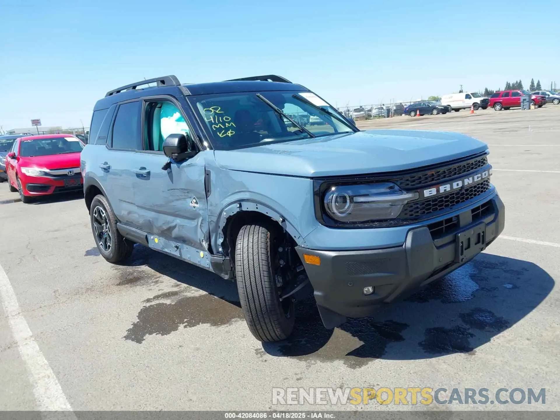 1 Photograph of a damaged car 3FMCR9CN6SRE21590 FORD BRONCO SPORT 2025