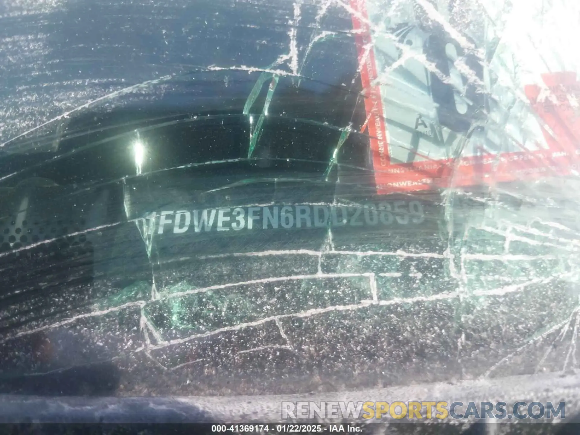 8 Photograph of a damaged car 1FDWE3FN6RDD20859 FORD E-350 CUTAWAY 2024