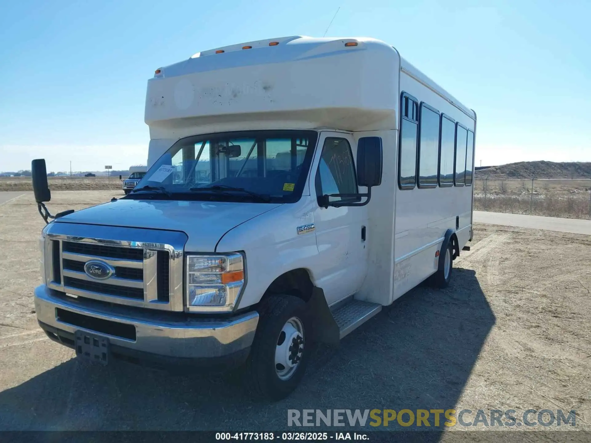 2 Photograph of a damaged car 1FDFE4FS5KDC32046 FORD E-450 CUTAWAY 2019