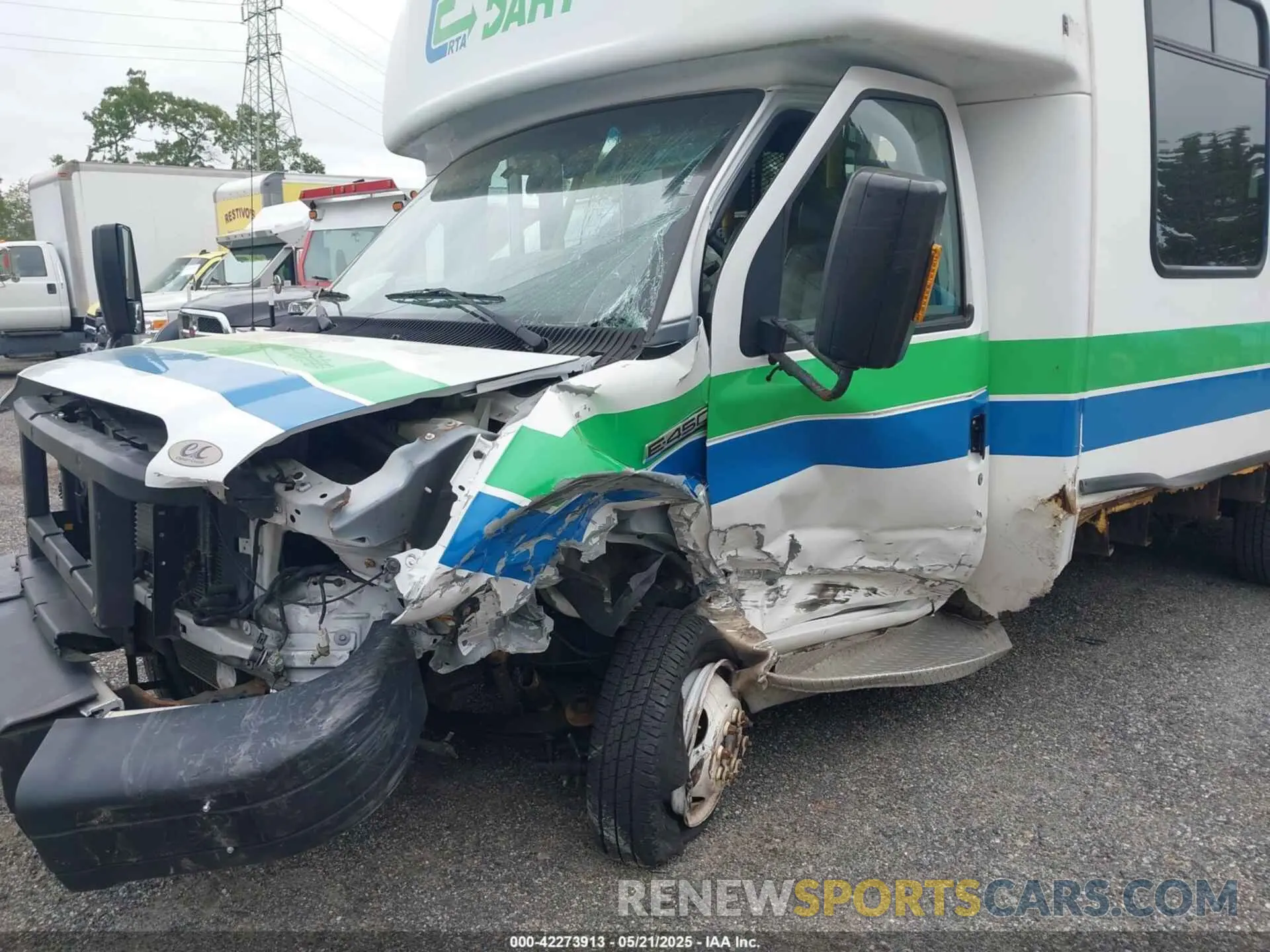 11 Photograph of a damaged car 1FDFE4FS5KDC35755 FORD E-450 CUTAWAY 2019