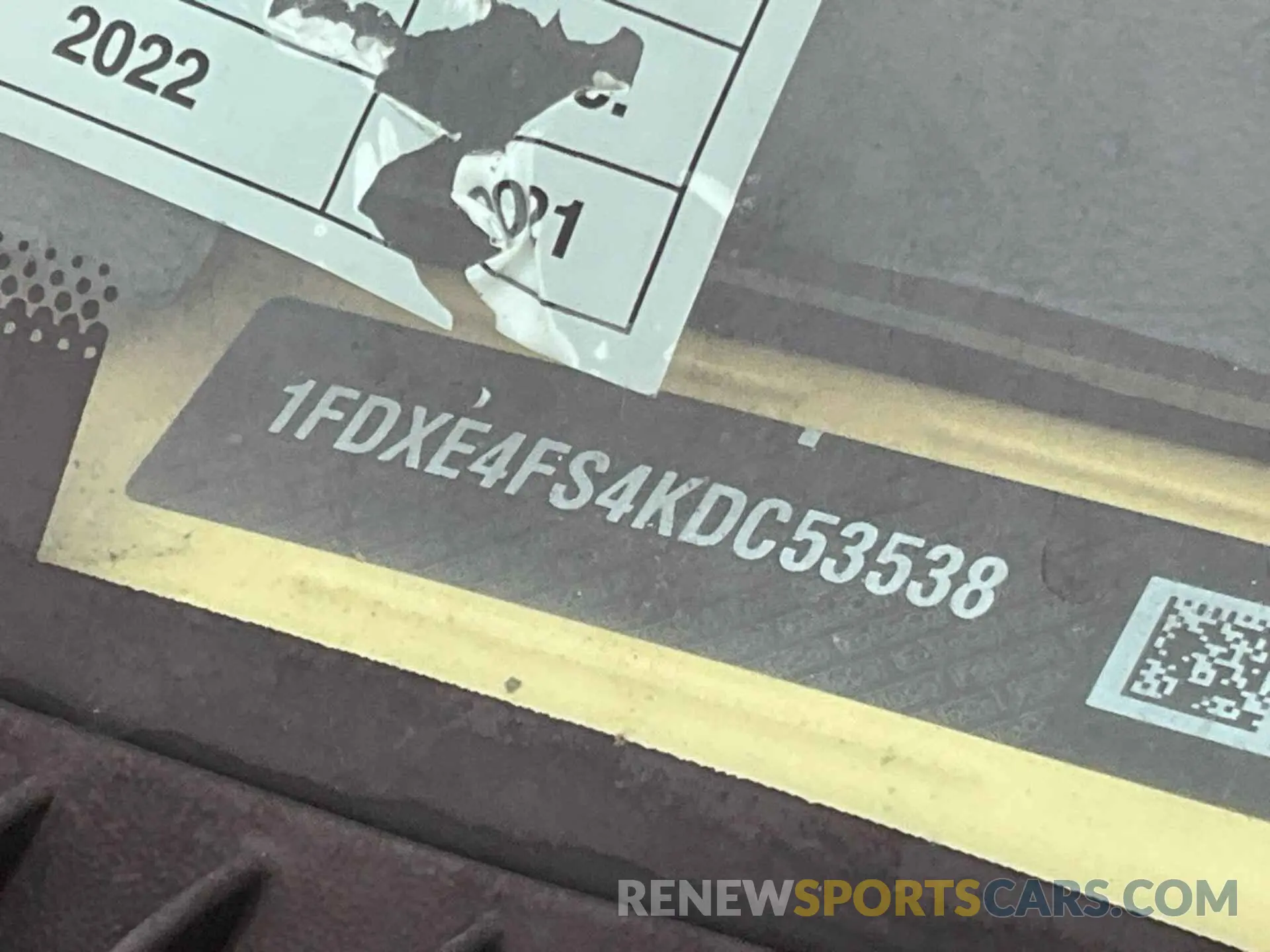 22 Photograph of a damaged car 1FDXE4FS4KDC53538 FORD E-450 CUTAWAY 2019