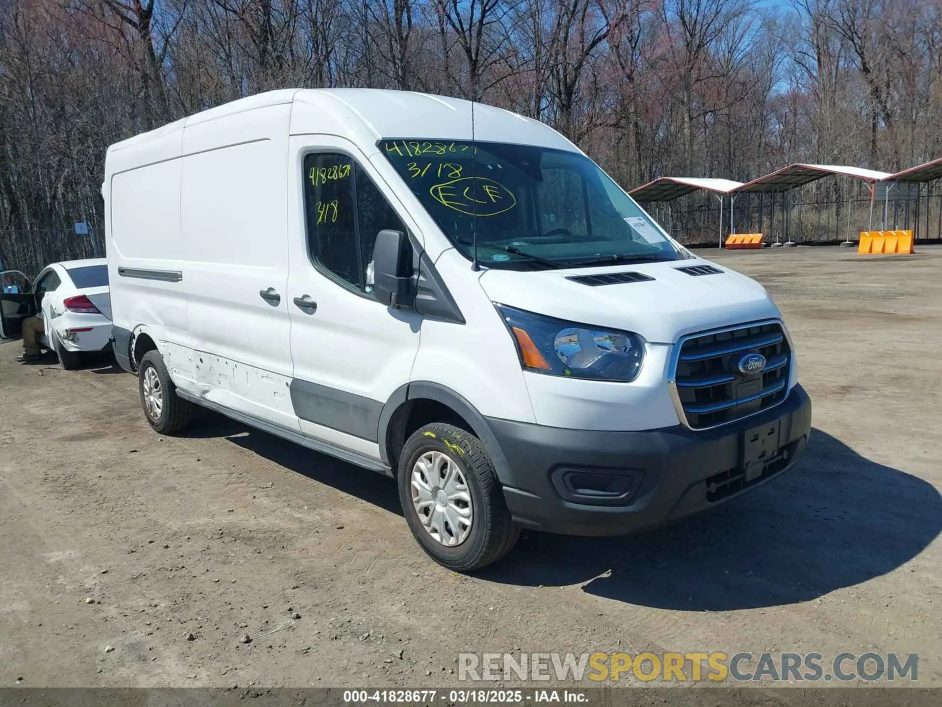 1 Photograph of a damaged car 1FTBW9CK0NKA63300 FORD E-TRANSIT-350 2022