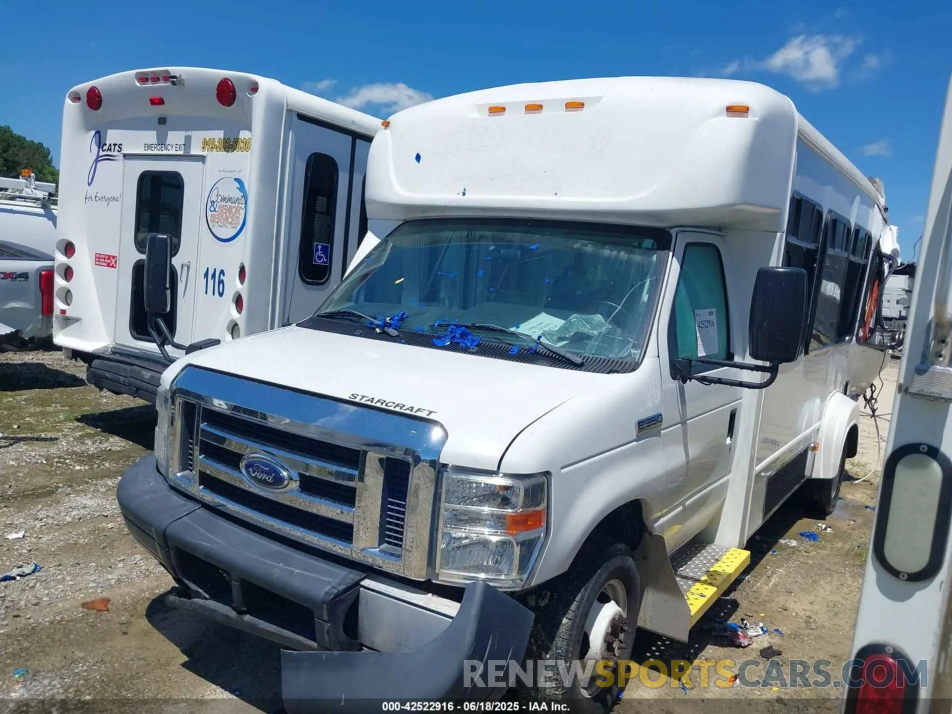 2 Photograph of a damaged car 1FDEE3FS1KDC75451 FORD ECONOLINE 2019