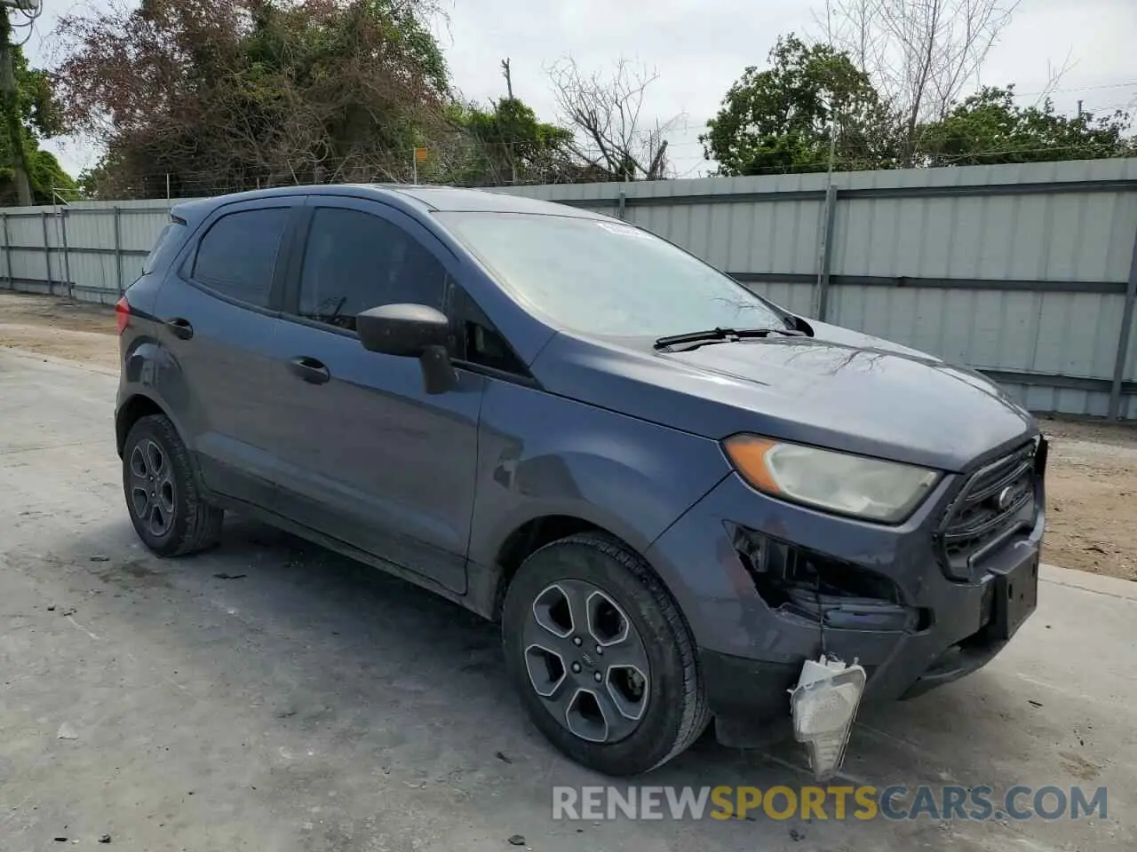 4 Photograph of a damaged car MAJ3S2FE0KC310131 FORD ECOSPORT 2019