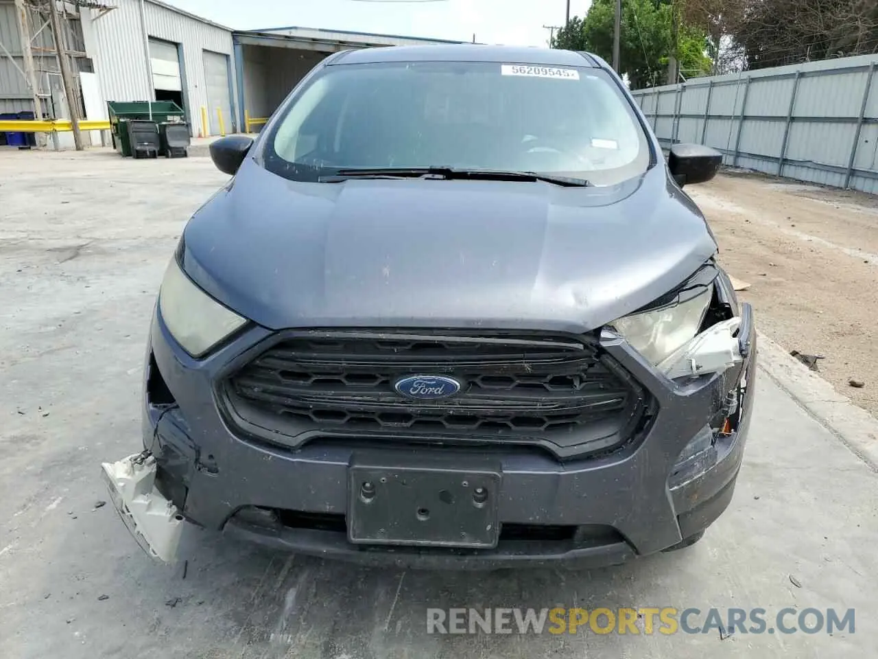 5 Photograph of a damaged car MAJ3S2FE0KC310131 FORD ECOSPORT 2019