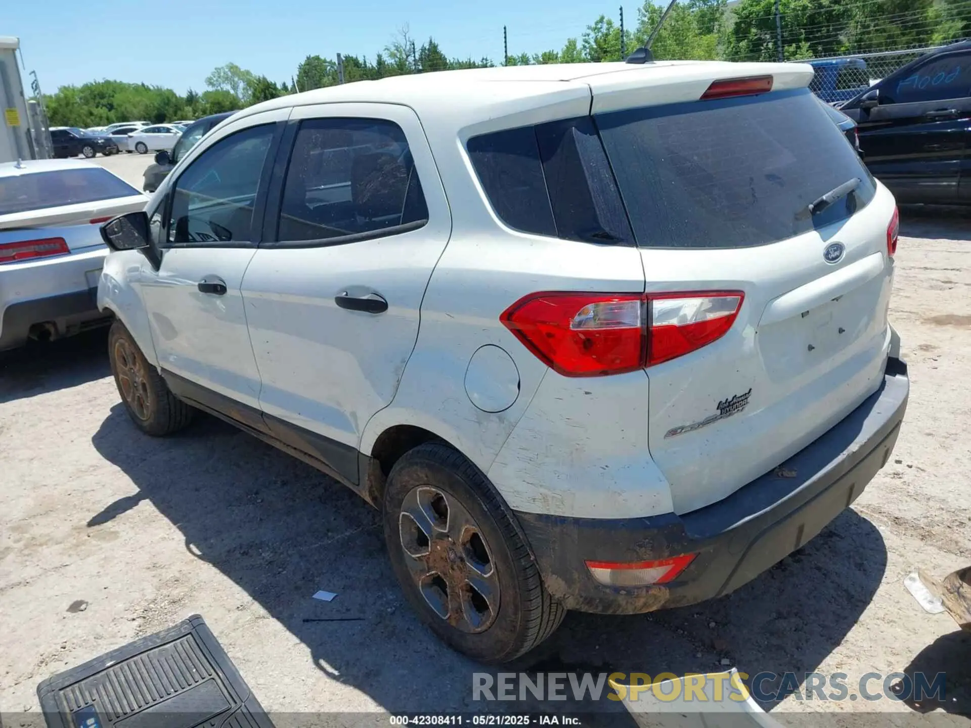 3 Photograph of a damaged car MAJ3S2FE6KC305063 FORD ECOSPORT 2019