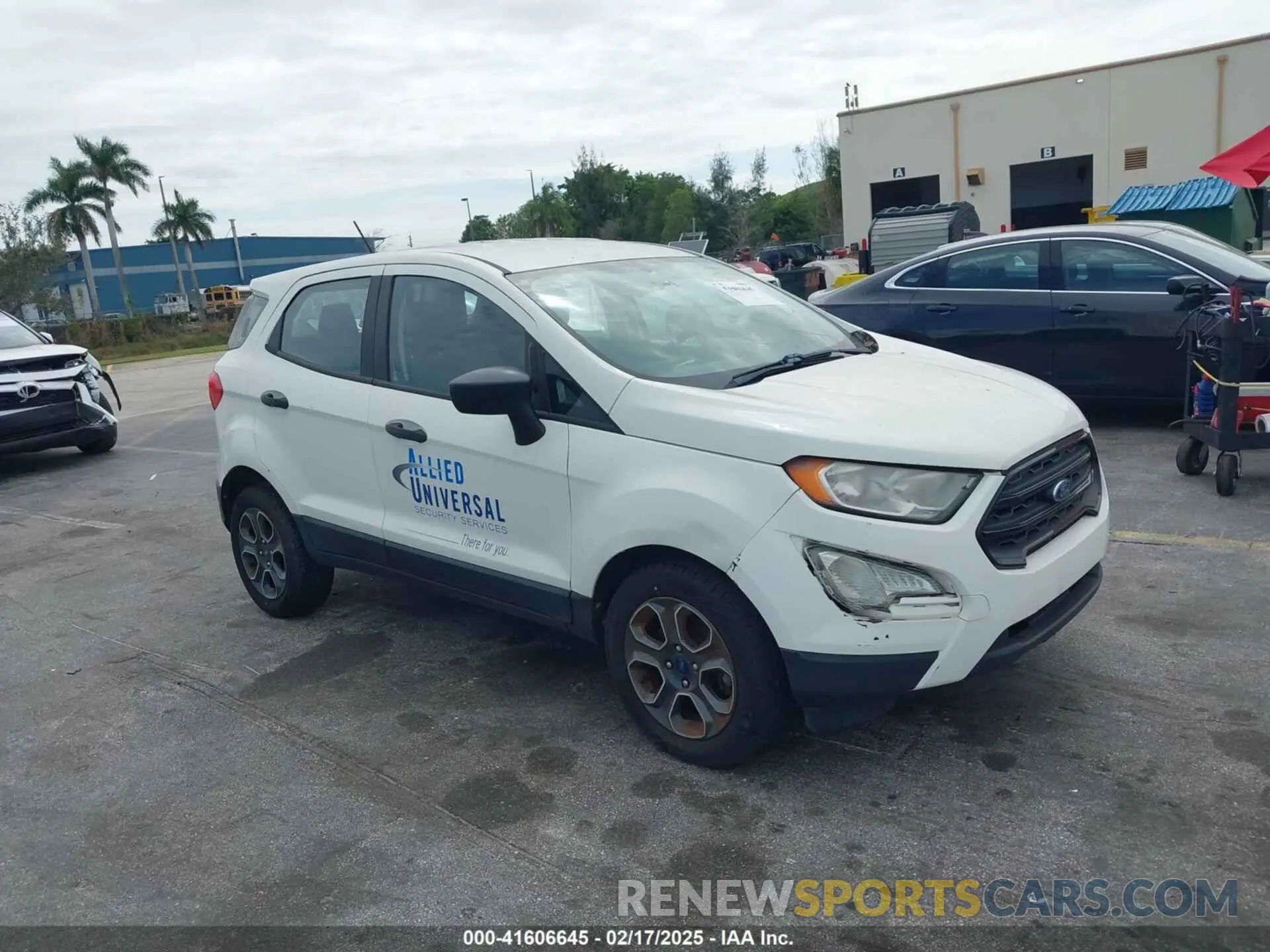 1 Photograph of a damaged car MAJ3S2FE7KC295840 FORD ECOSPORT 2019