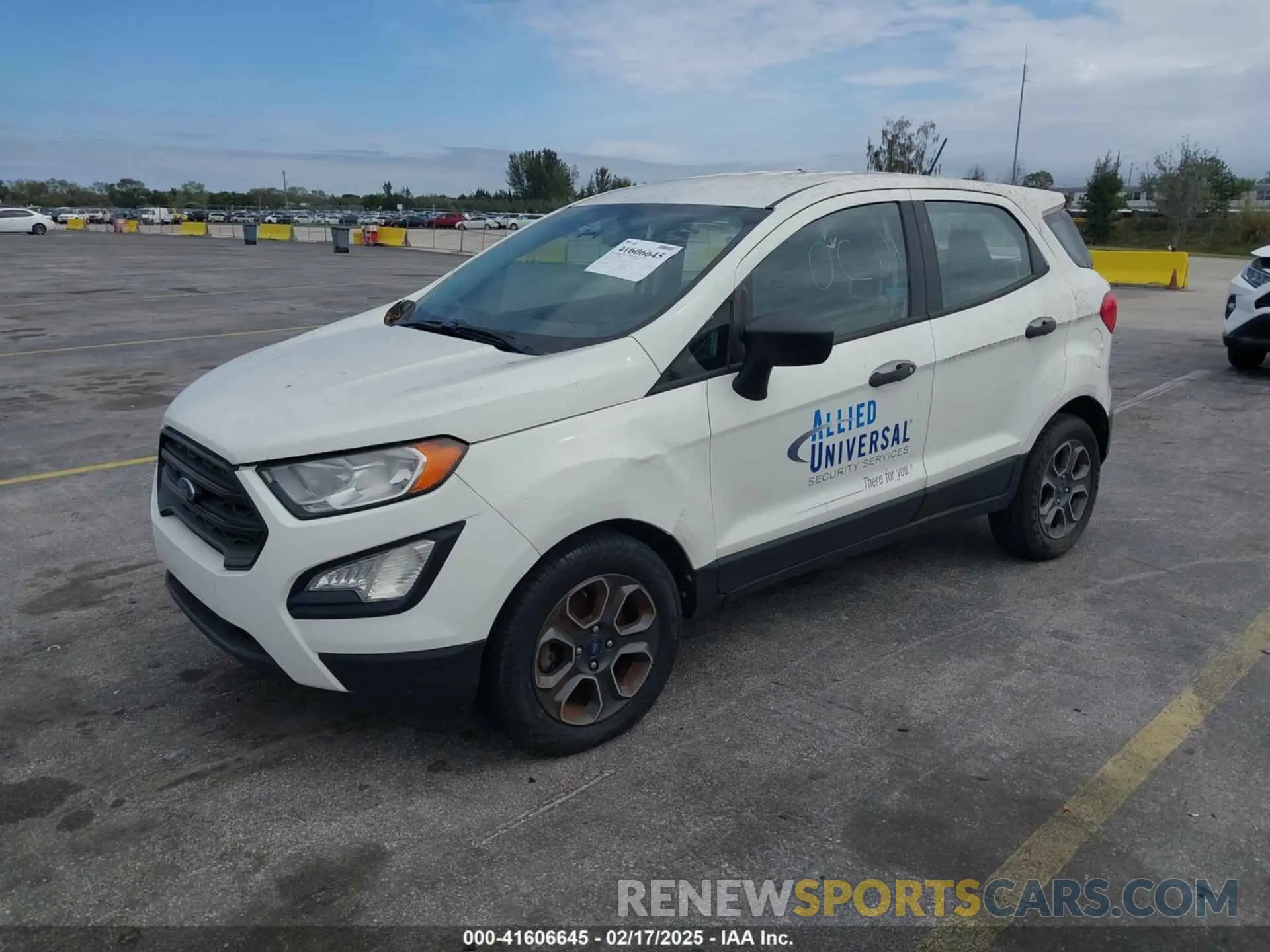2 Photograph of a damaged car MAJ3S2FE7KC295840 FORD ECOSPORT 2019