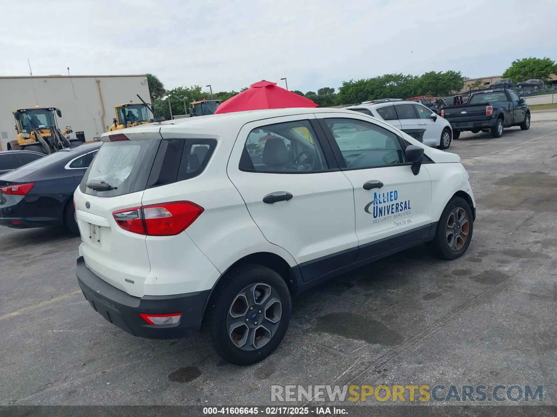 4 Photograph of a damaged car MAJ3S2FE7KC295840 FORD ECOSPORT 2019