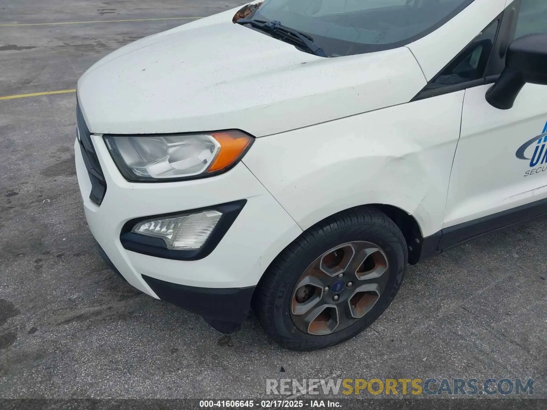 6 Photograph of a damaged car MAJ3S2FE7KC295840 FORD ECOSPORT 2019
