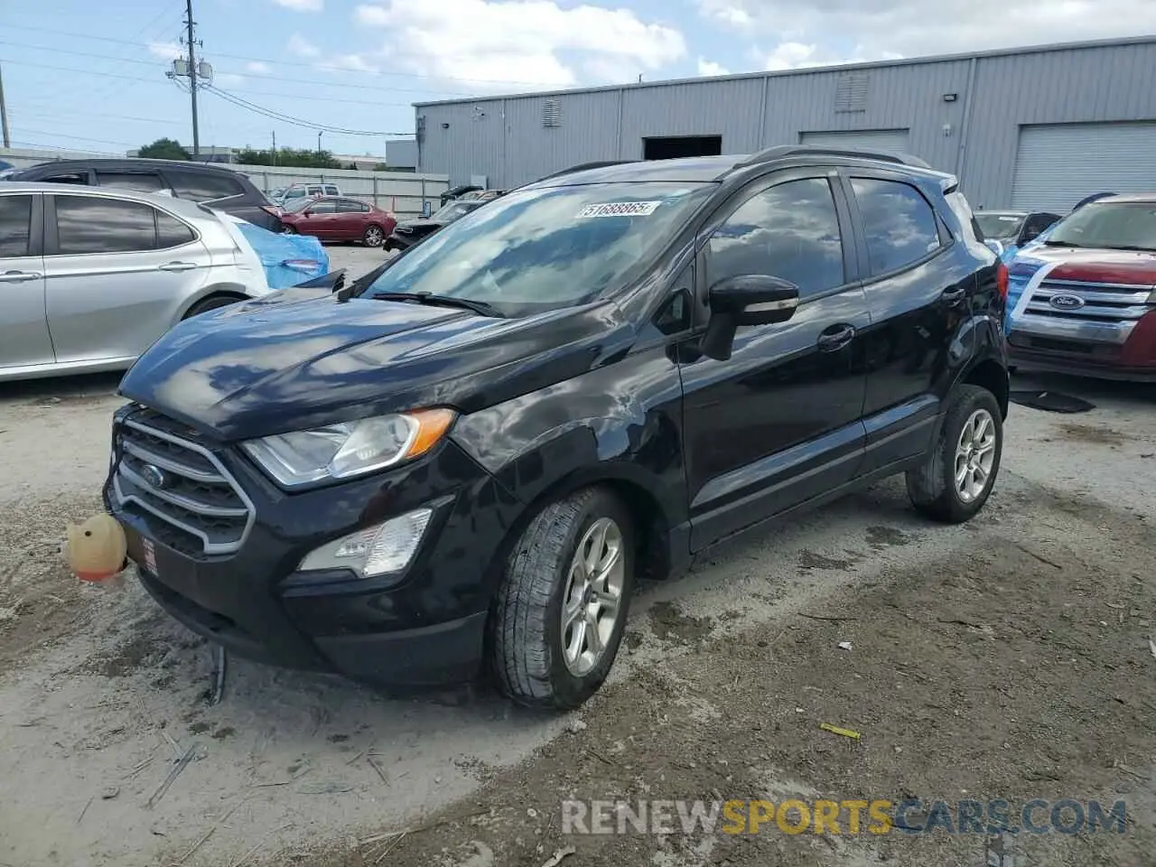 1 Photograph of a damaged car MAJ3S2GE0KC266551 FORD ECOSPORT 2019