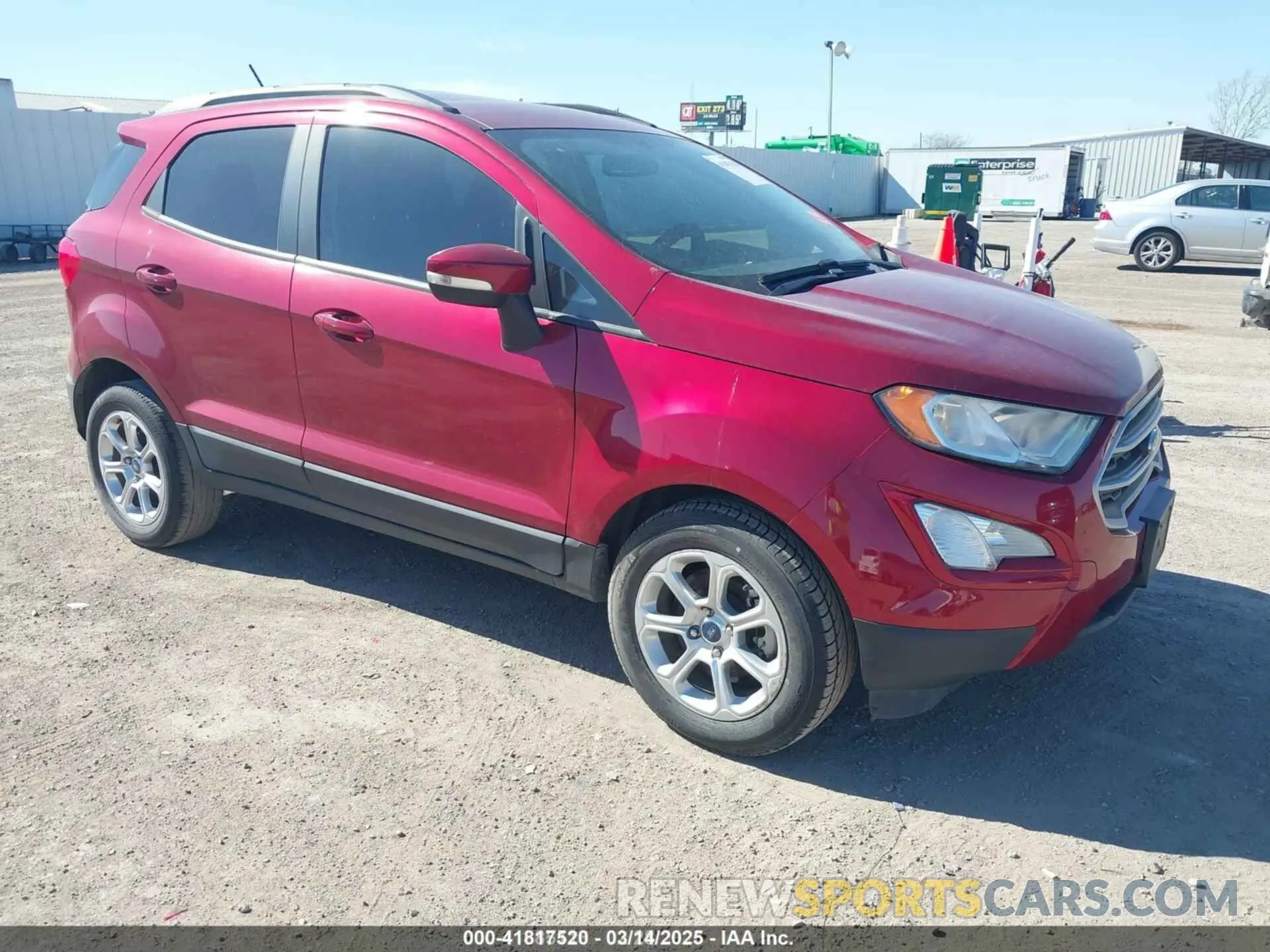 1 Photograph of a damaged car MAJ3S2GE0KC294060 FORD ECOSPORT 2019