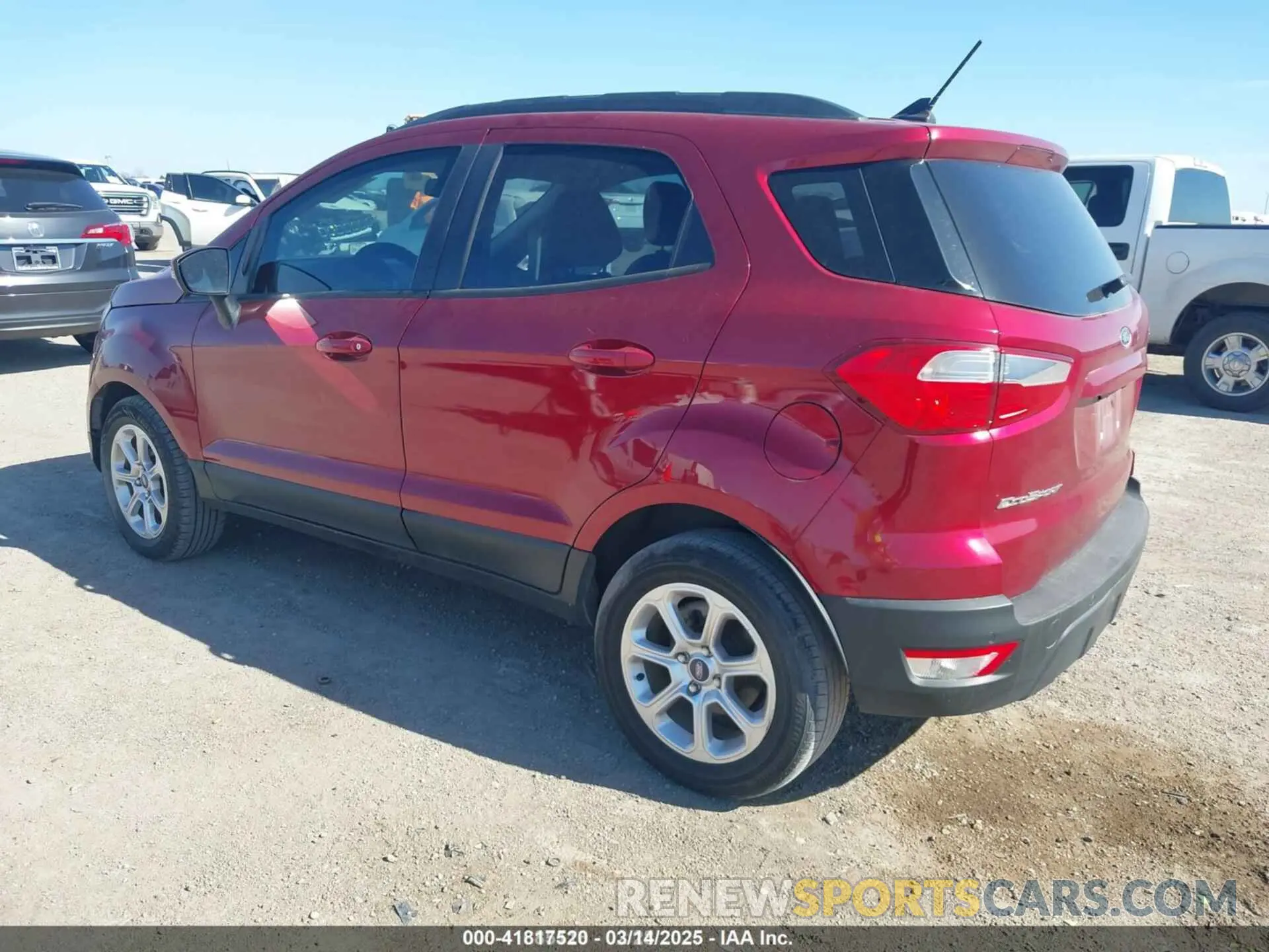 3 Photograph of a damaged car MAJ3S2GE0KC294060 FORD ECOSPORT 2019