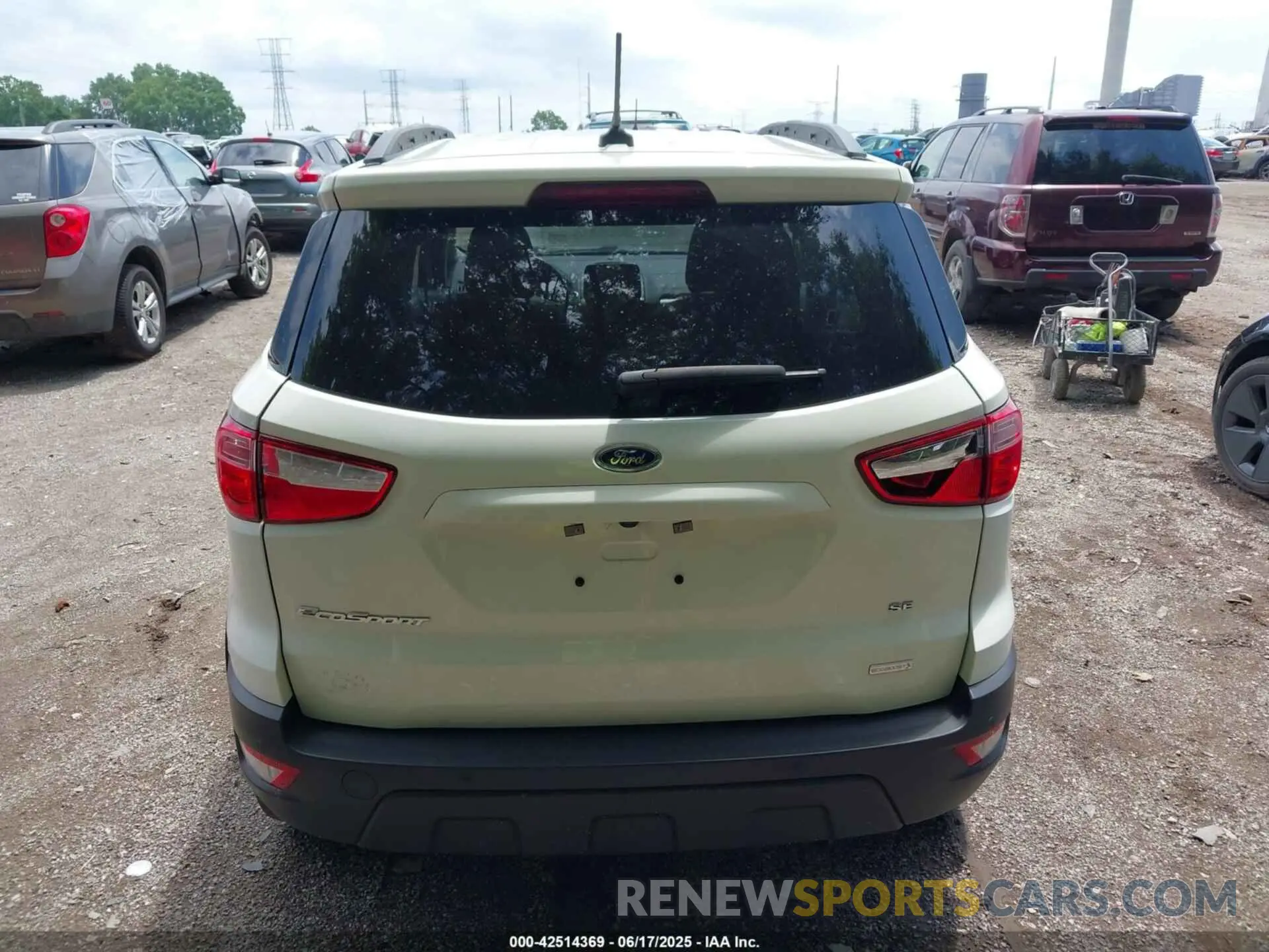 16 Photograph of a damaged car MAJ3S2GE0KC297041 FORD ECOSPORT 2019