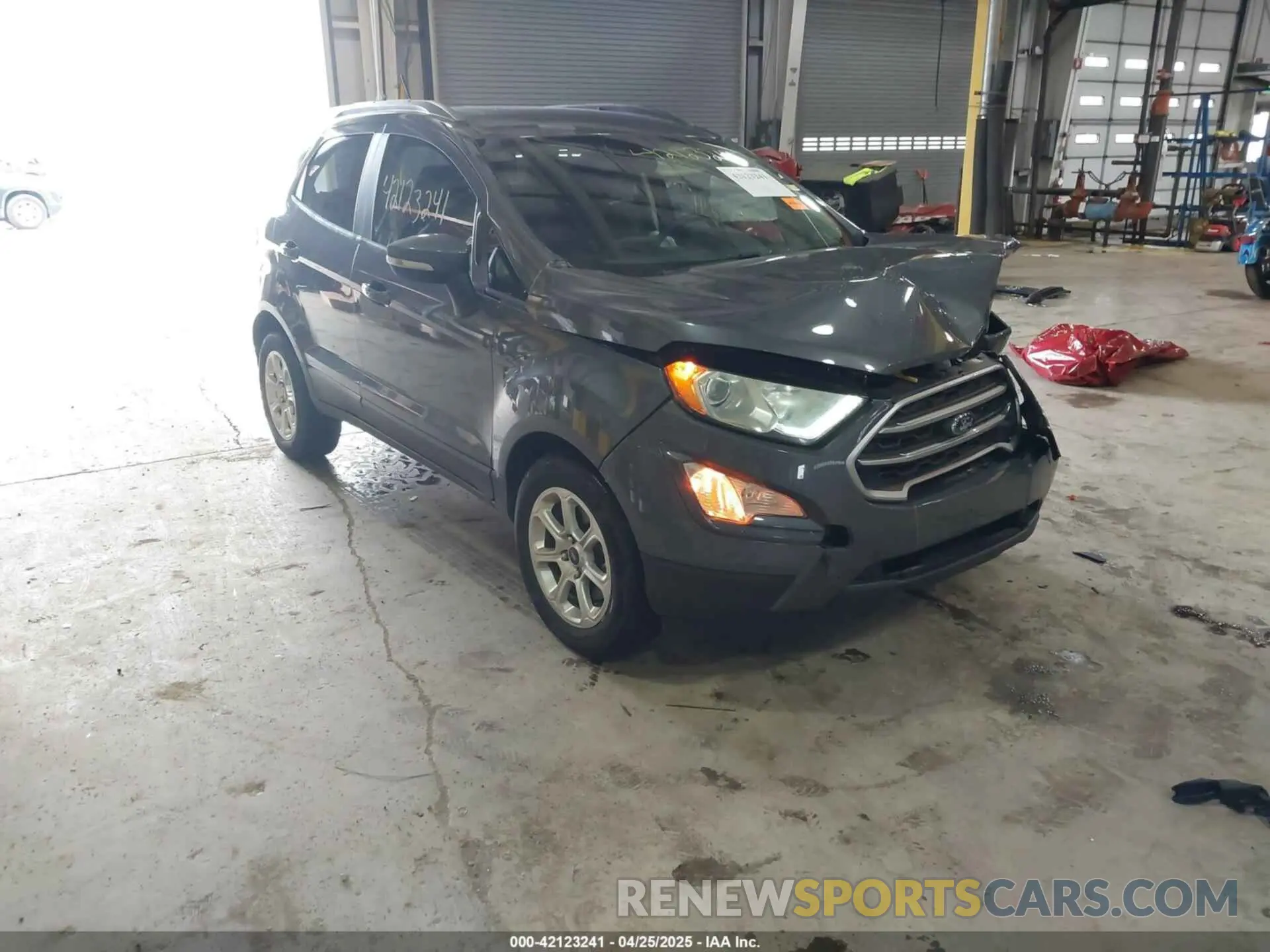 1 Photograph of a damaged car MAJ3S2GE0KC303128 FORD ECOSPORT 2019
