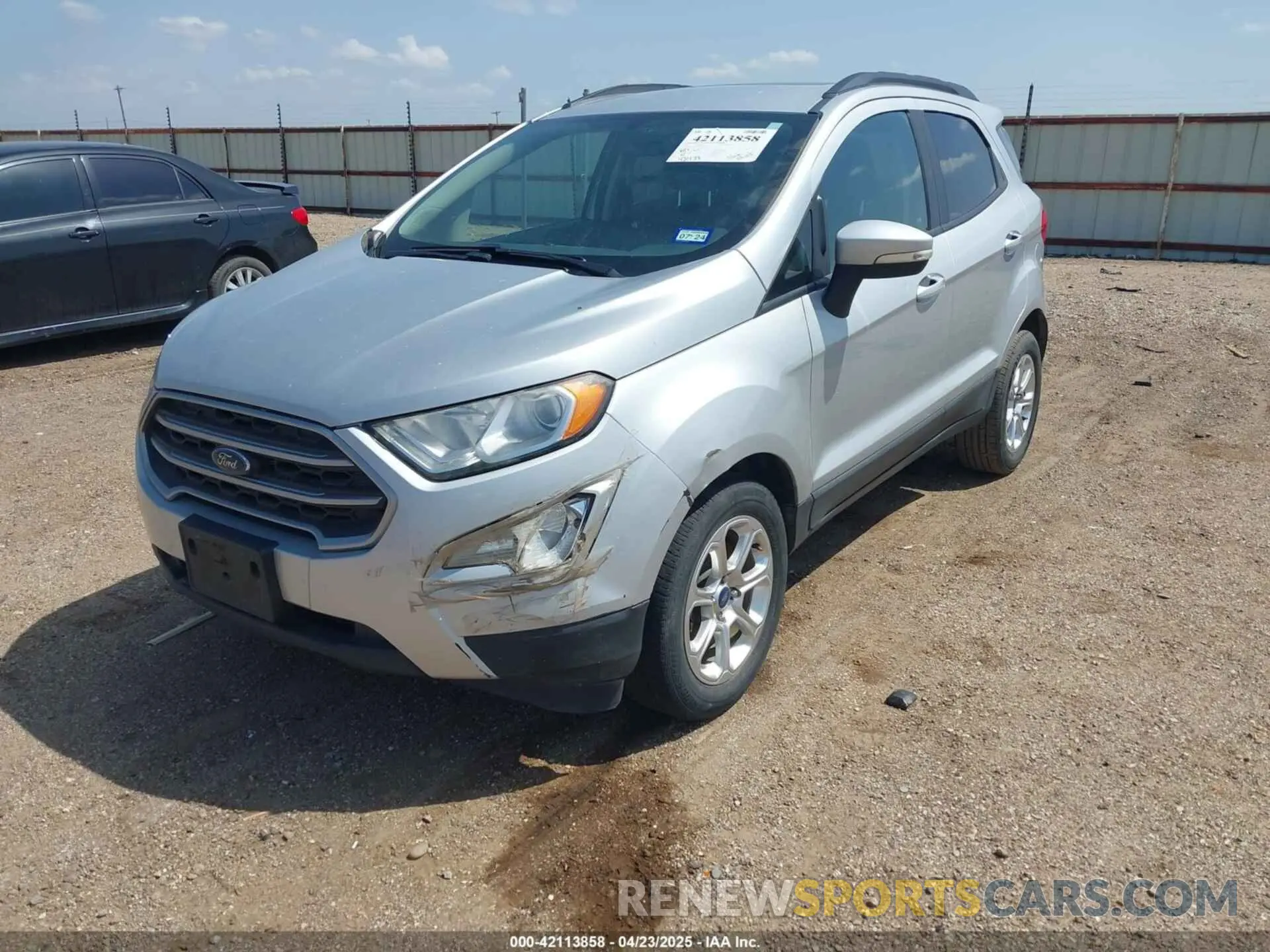 2 Photograph of a damaged car MAJ3S2GE0KC307194 FORD ECOSPORT 2019