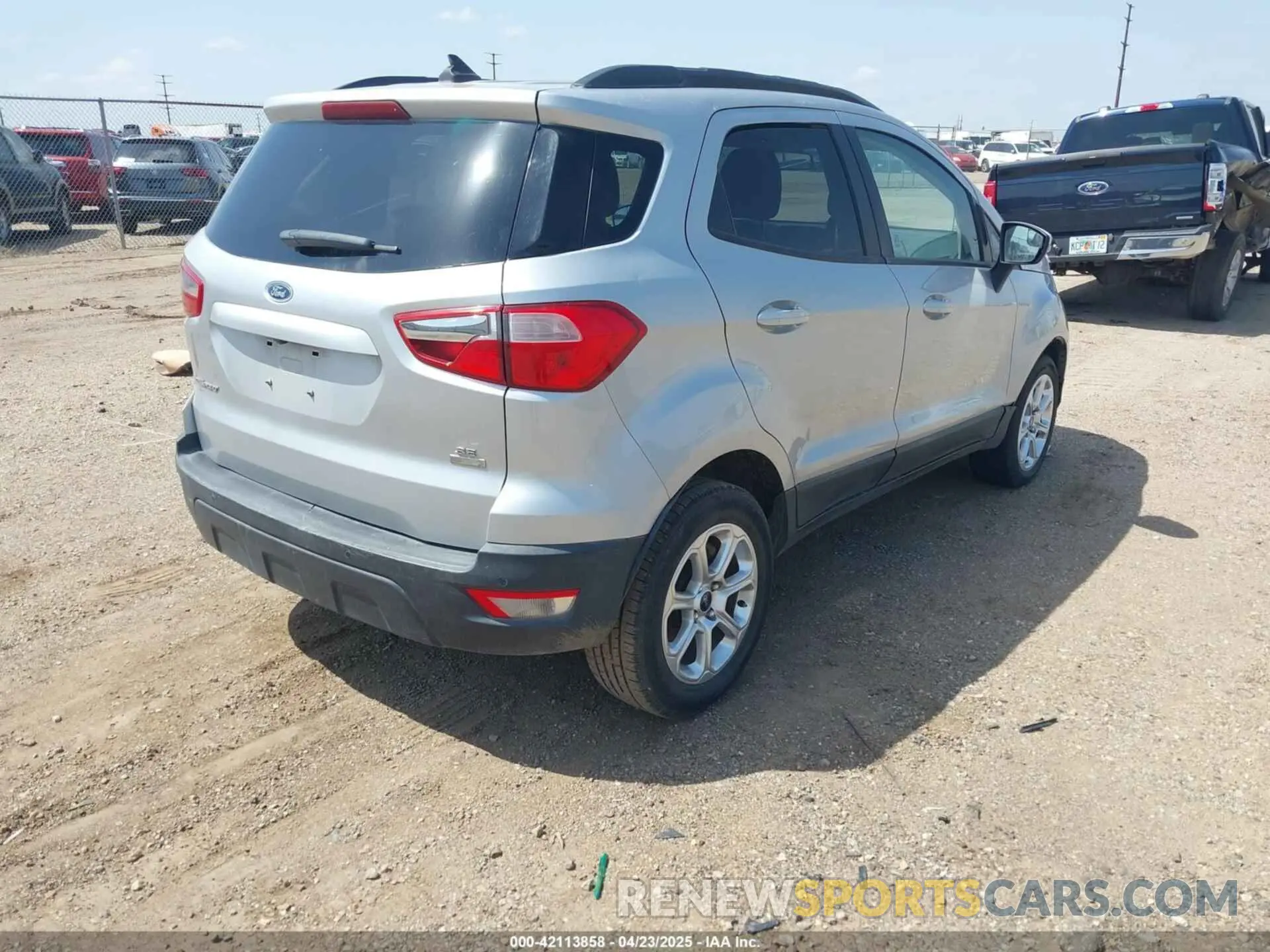 4 Photograph of a damaged car MAJ3S2GE0KC307194 FORD ECOSPORT 2019