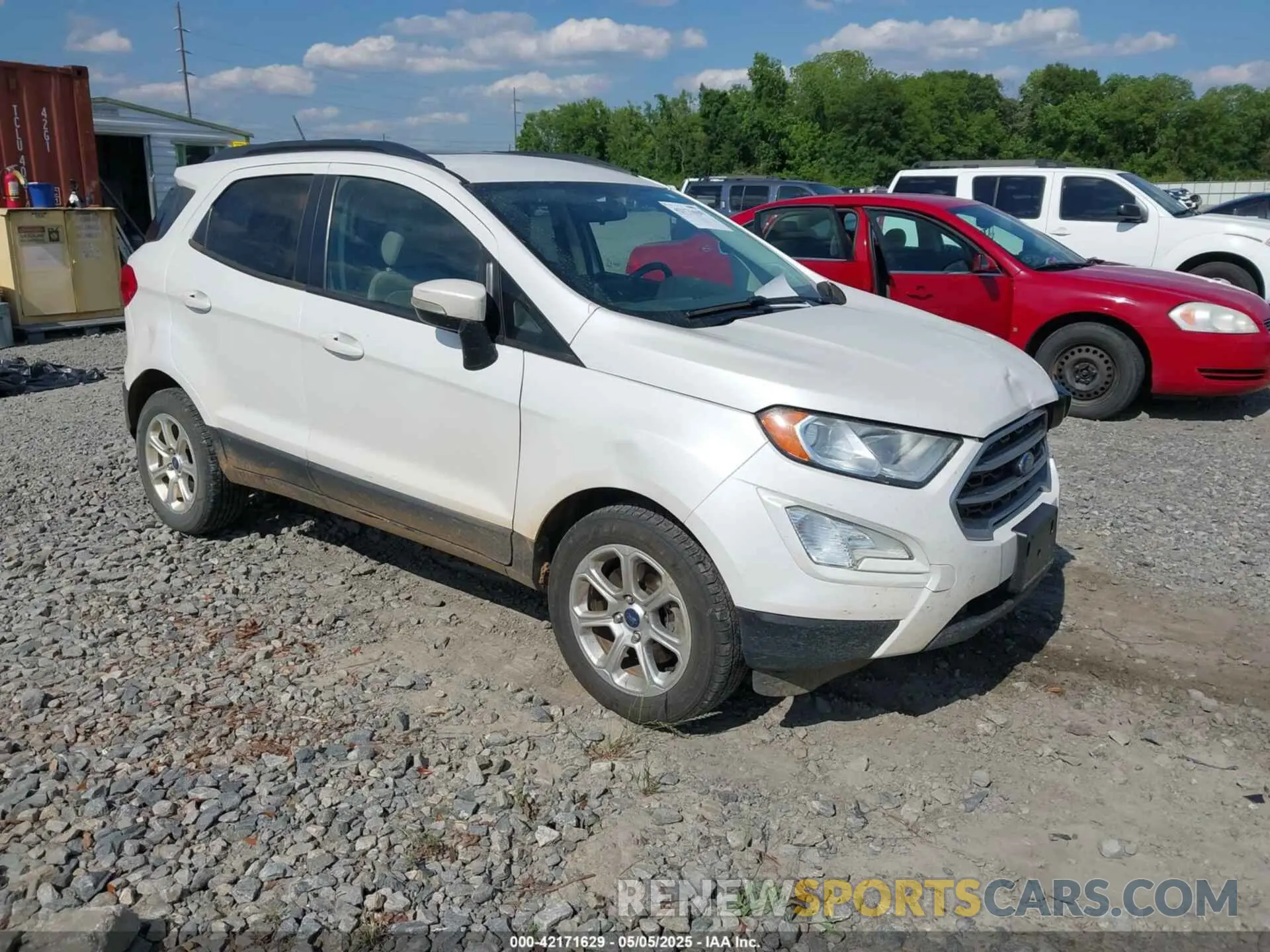 1 Photograph of a damaged car MAJ3S2GE1KC273928 FORD ECOSPORT 2019