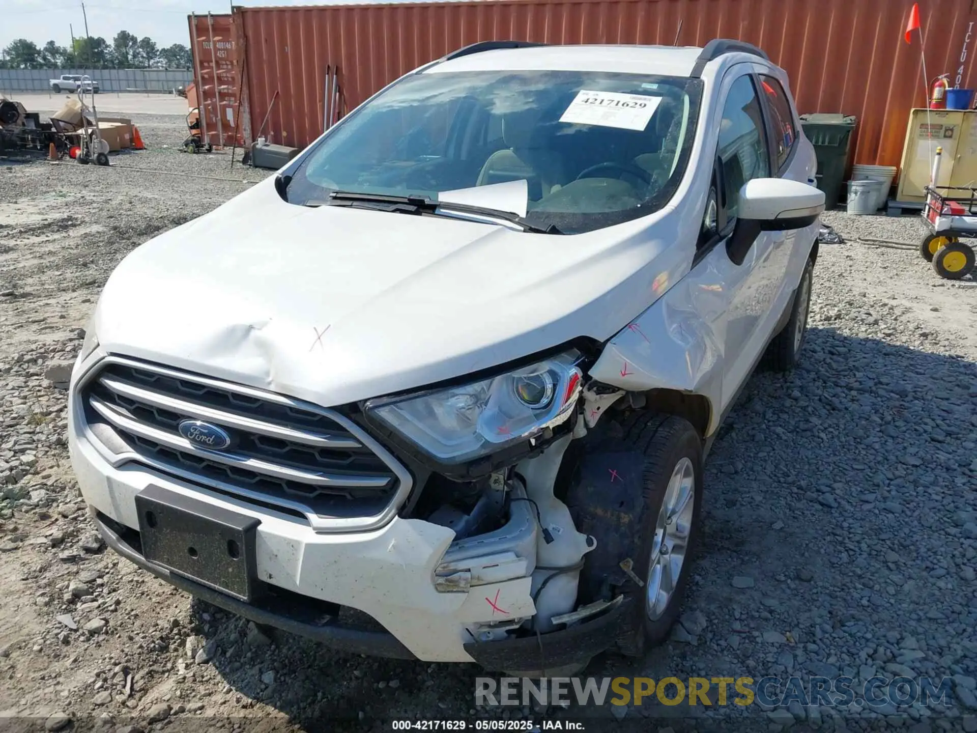 6 Photograph of a damaged car MAJ3S2GE1KC273928 FORD ECOSPORT 2019
