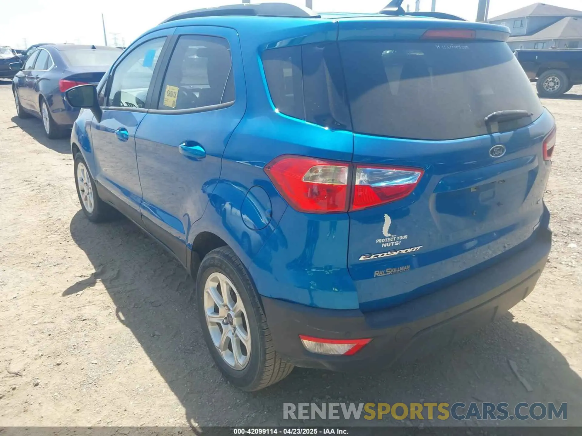 3 Photograph of a damaged car MAJ3S2GE1KC304014 FORD ECOSPORT 2019