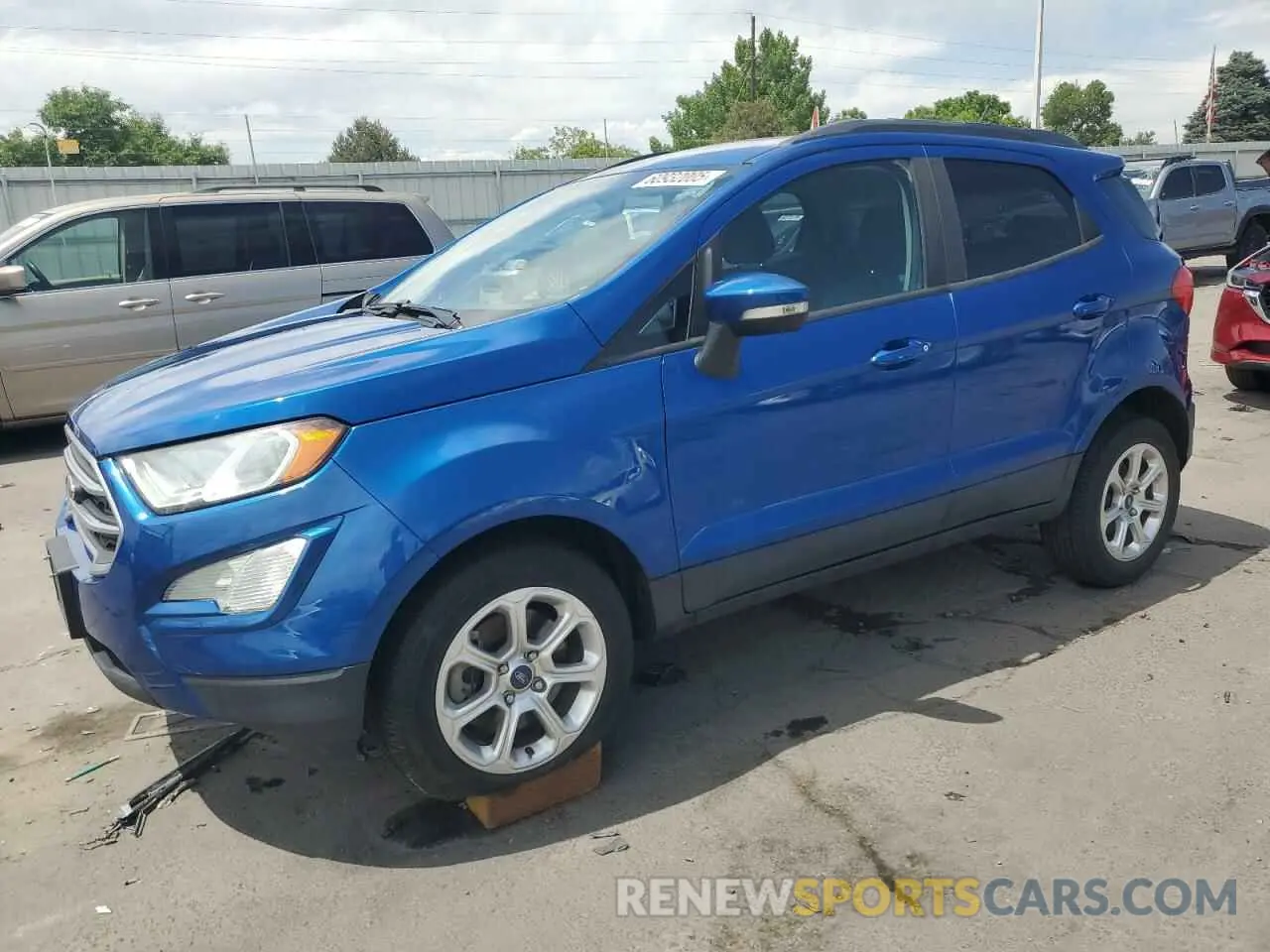 1 Photograph of a damaged car MAJ3S2GE1KC307947 FORD ECOSPORT 2019