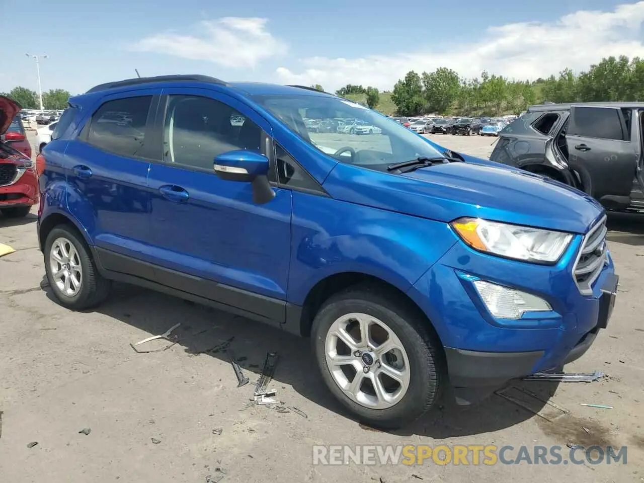 4 Photograph of a damaged car MAJ3S2GE1KC307947 FORD ECOSPORT 2019