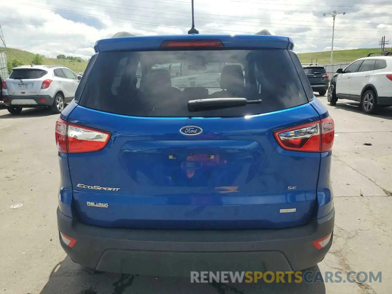 6 Photograph of a damaged car MAJ3S2GE1KC307947 FORD ECOSPORT 2019