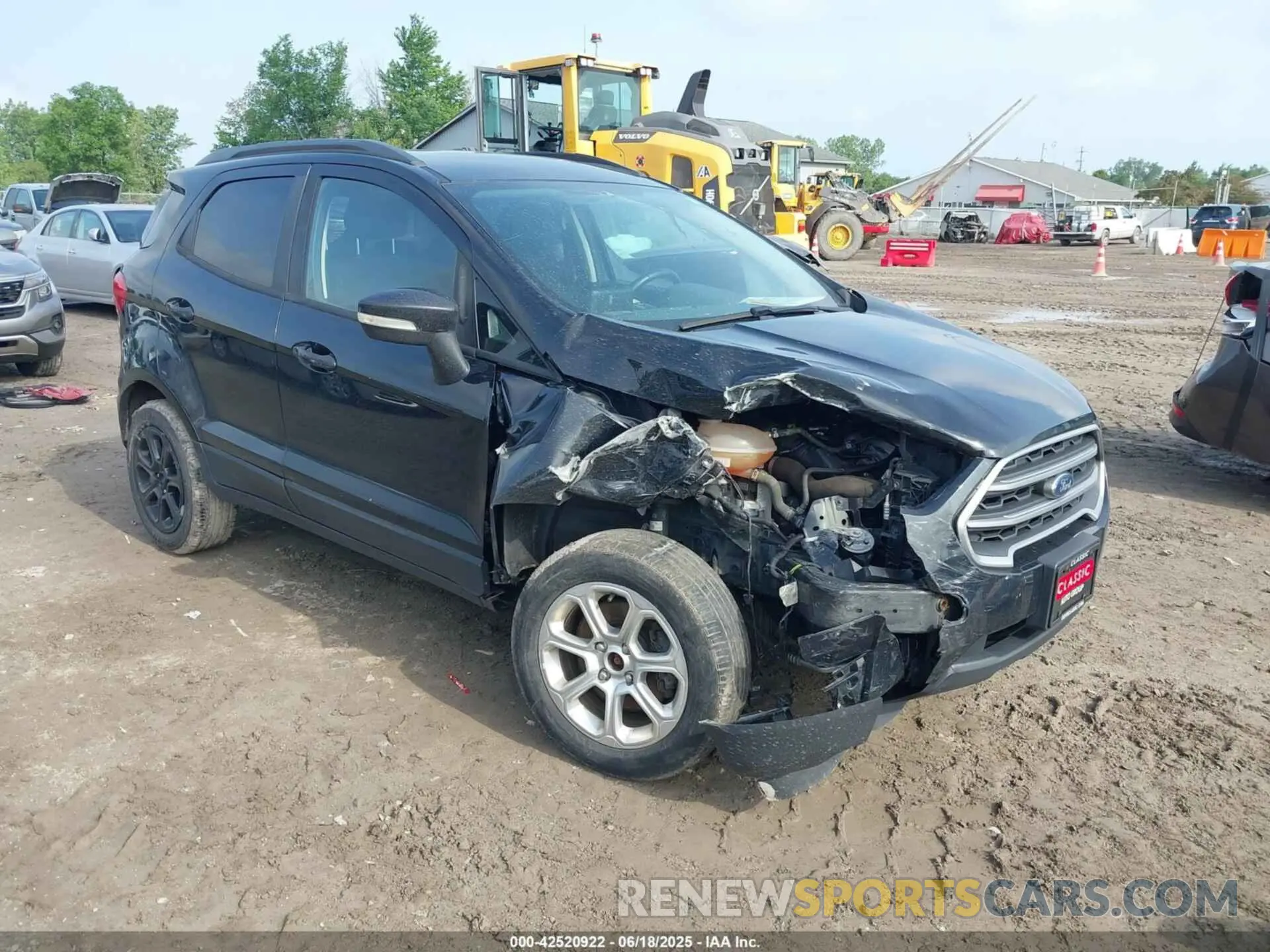 1 Photograph of a damaged car MAJ3S2GE2KC269225 FORD ECOSPORT 2019