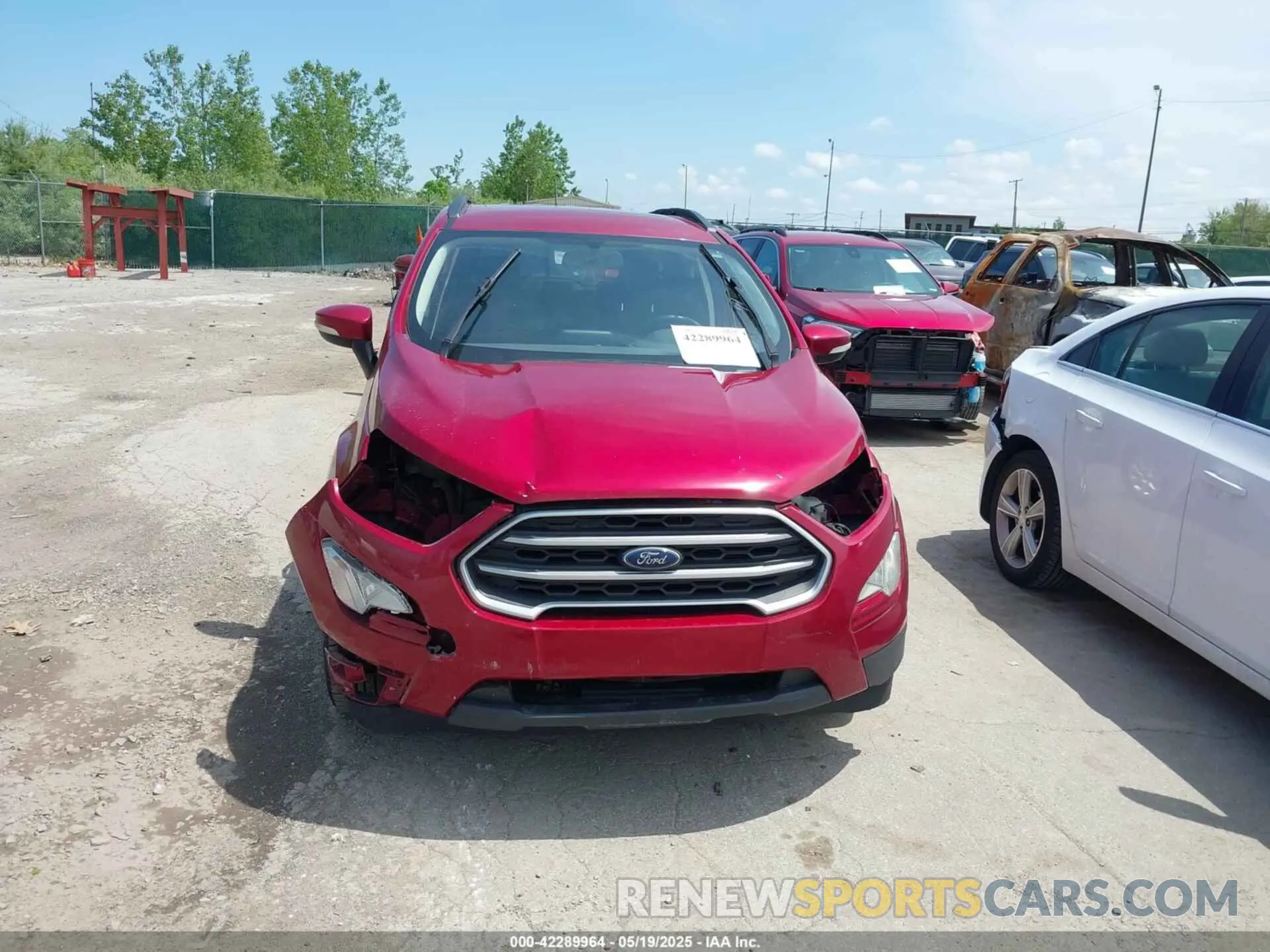 13 Photograph of a damaged car MAJ3S2GE2KC269239 FORD ECOSPORT 2019