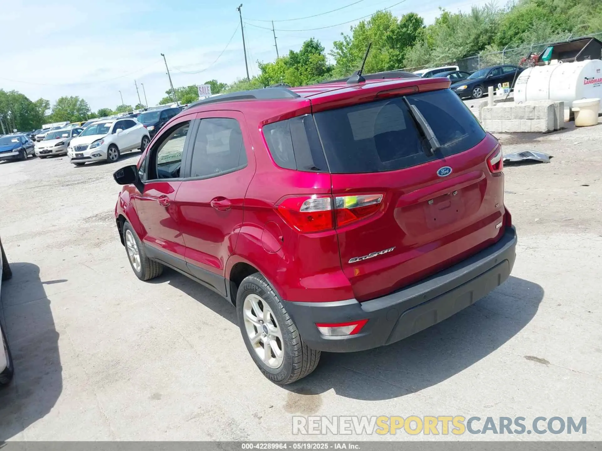 3 Photograph of a damaged car MAJ3S2GE2KC269239 FORD ECOSPORT 2019