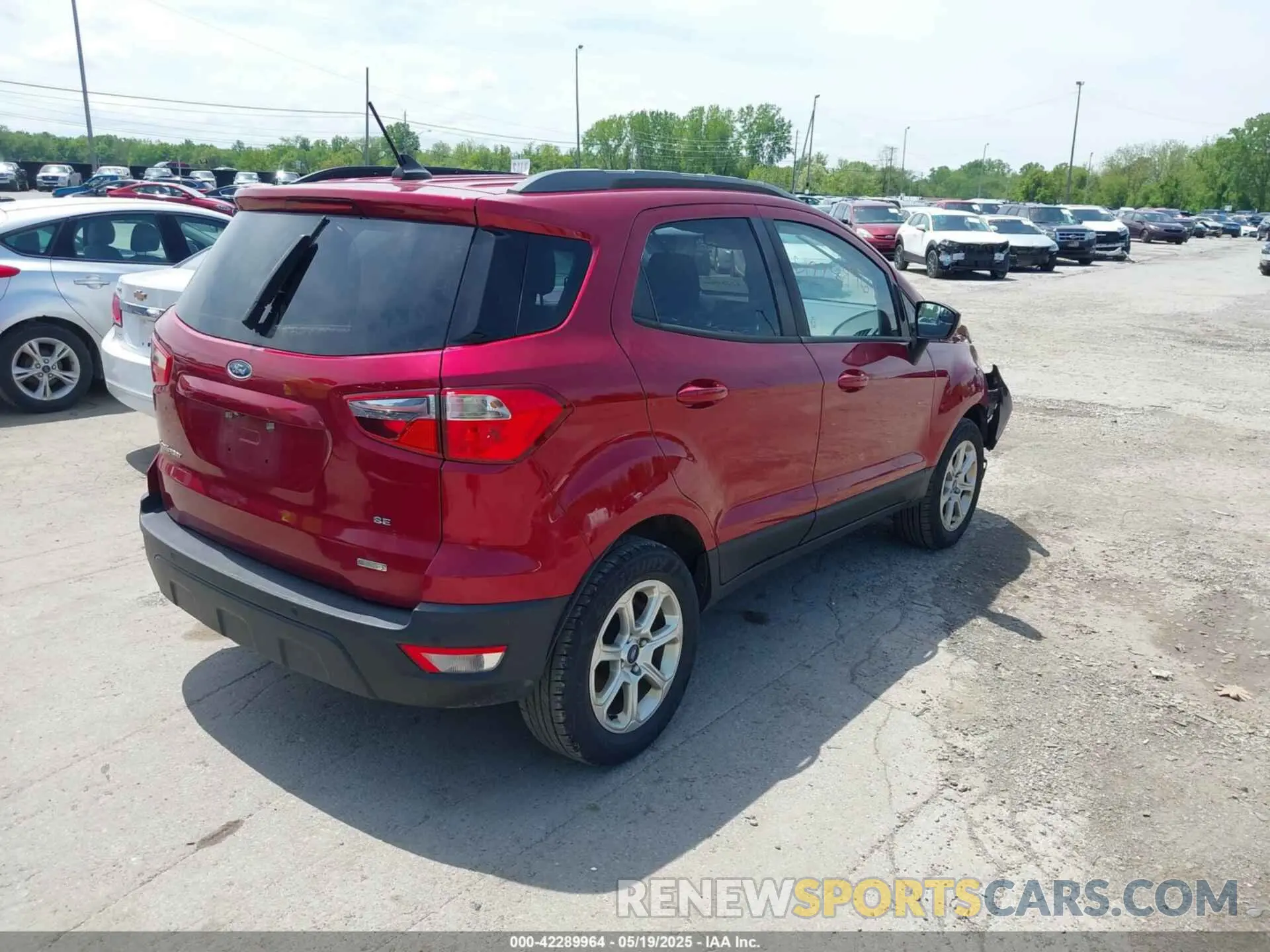 4 Photograph of a damaged car MAJ3S2GE2KC269239 FORD ECOSPORT 2019