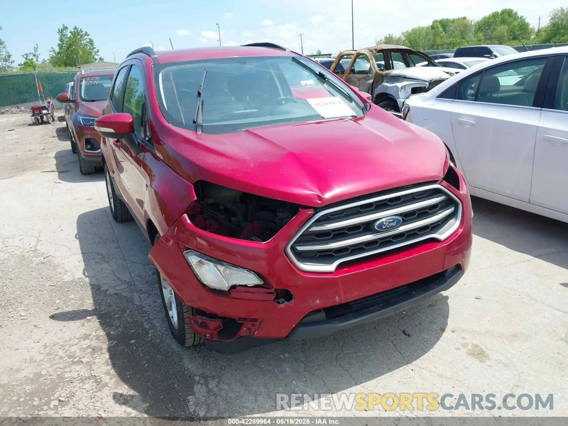 6 Photograph of a damaged car MAJ3S2GE2KC269239 FORD ECOSPORT 2019