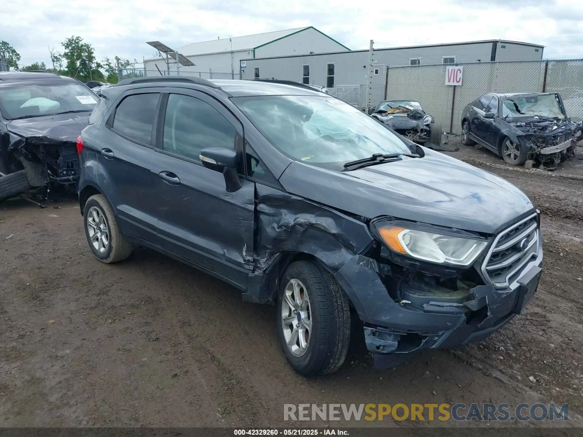 1 Photograph of a damaged car MAJ3S2GE2KC288289 FORD ECOSPORT 2019
