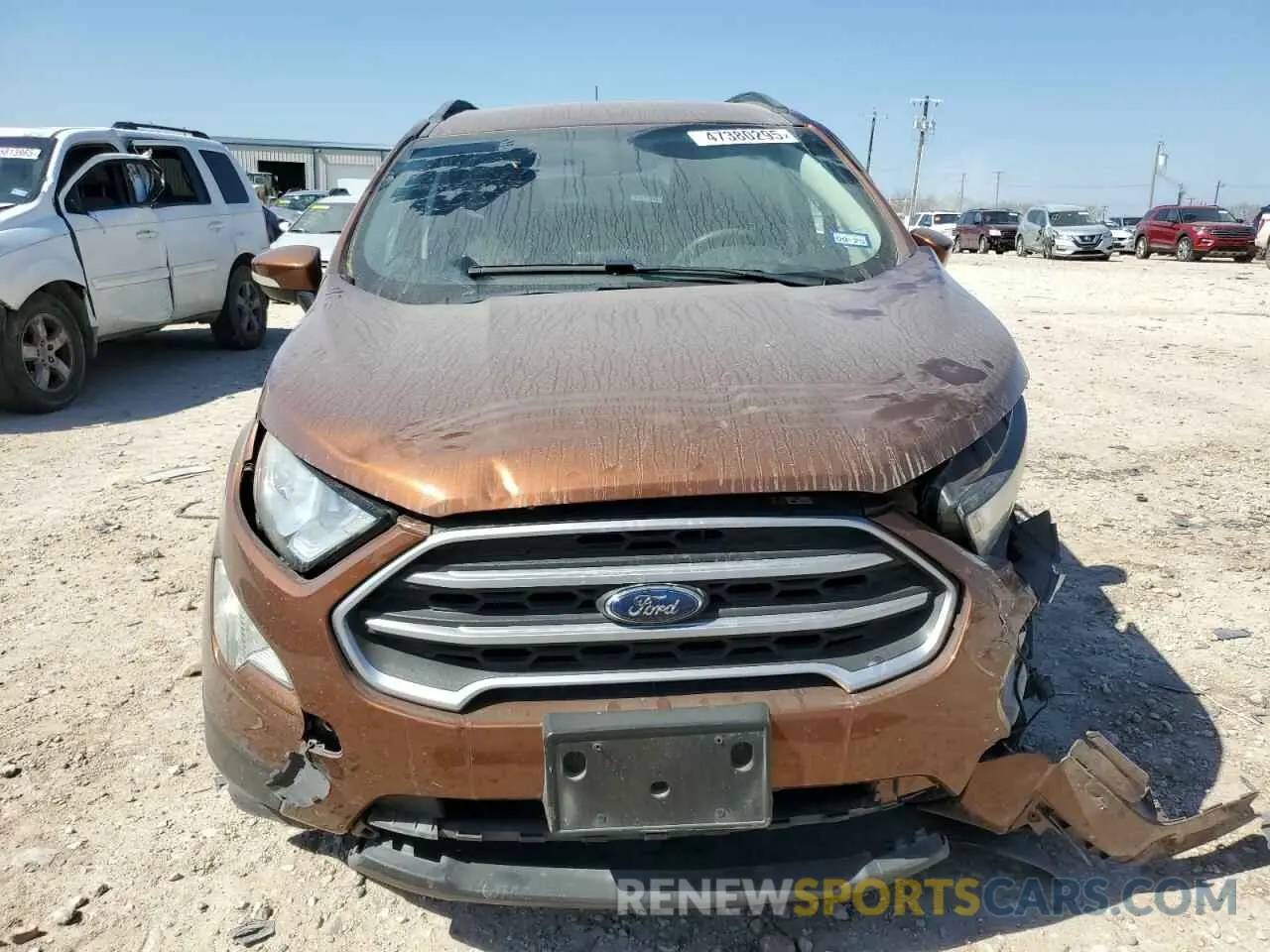 5 Photograph of a damaged car MAJ3S2GE2KC307245 FORD ECOSPORT 2019