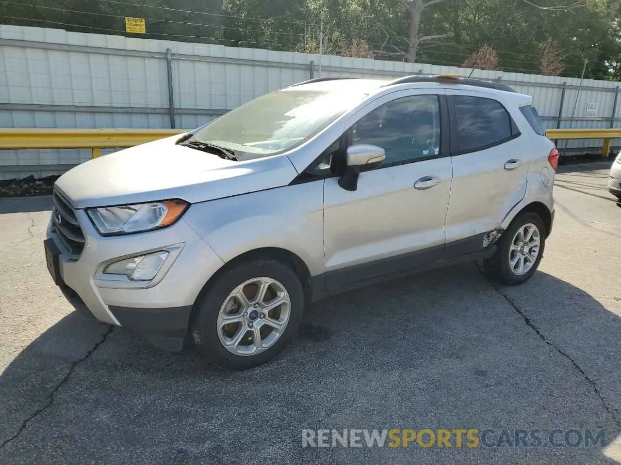 1 Photograph of a damaged car MAJ3S2GE2KC308248 FORD ECOSPORT 2019