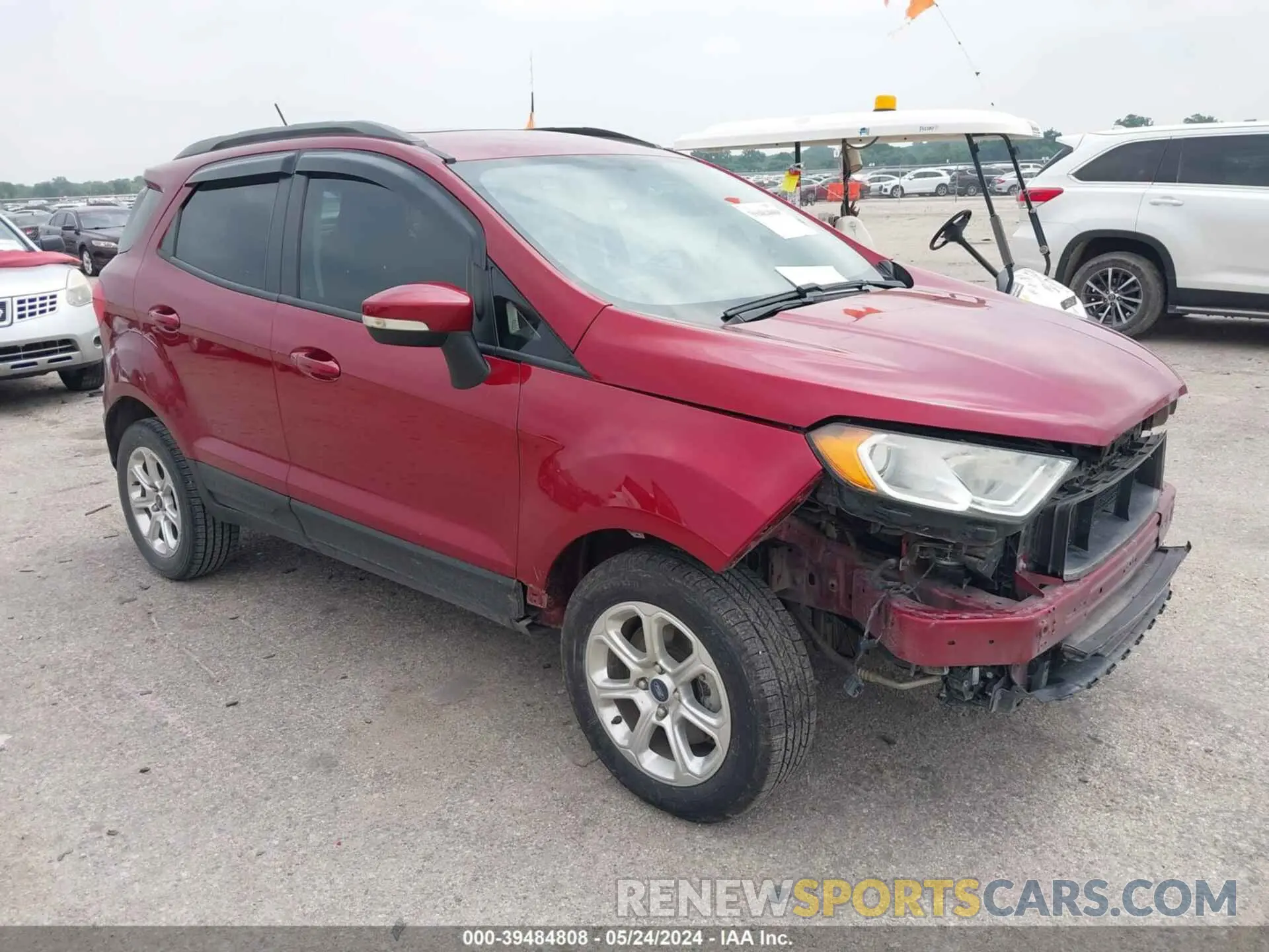 1 Photograph of a damaged car MAJ3S2GE3KC269105 FORD ECOSPORT 2019