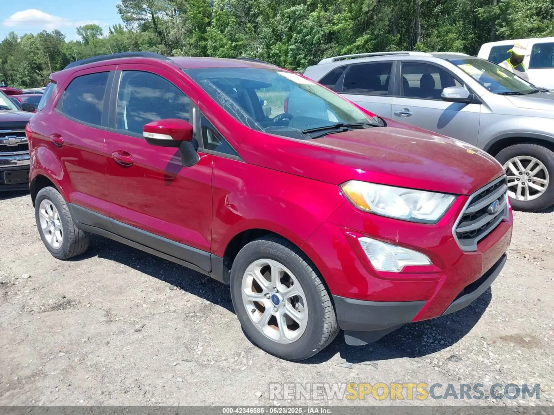 1 Photograph of a damaged car MAJ3S2GE3KC273638 FORD ECOSPORT 2019