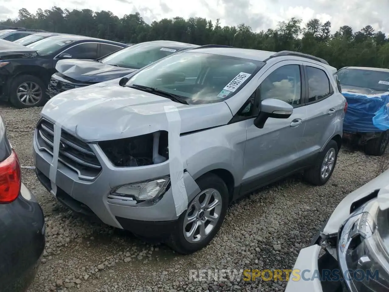 1 Photograph of a damaged car MAJ3S2GE3KC292688 FORD ECOSPORT 2019