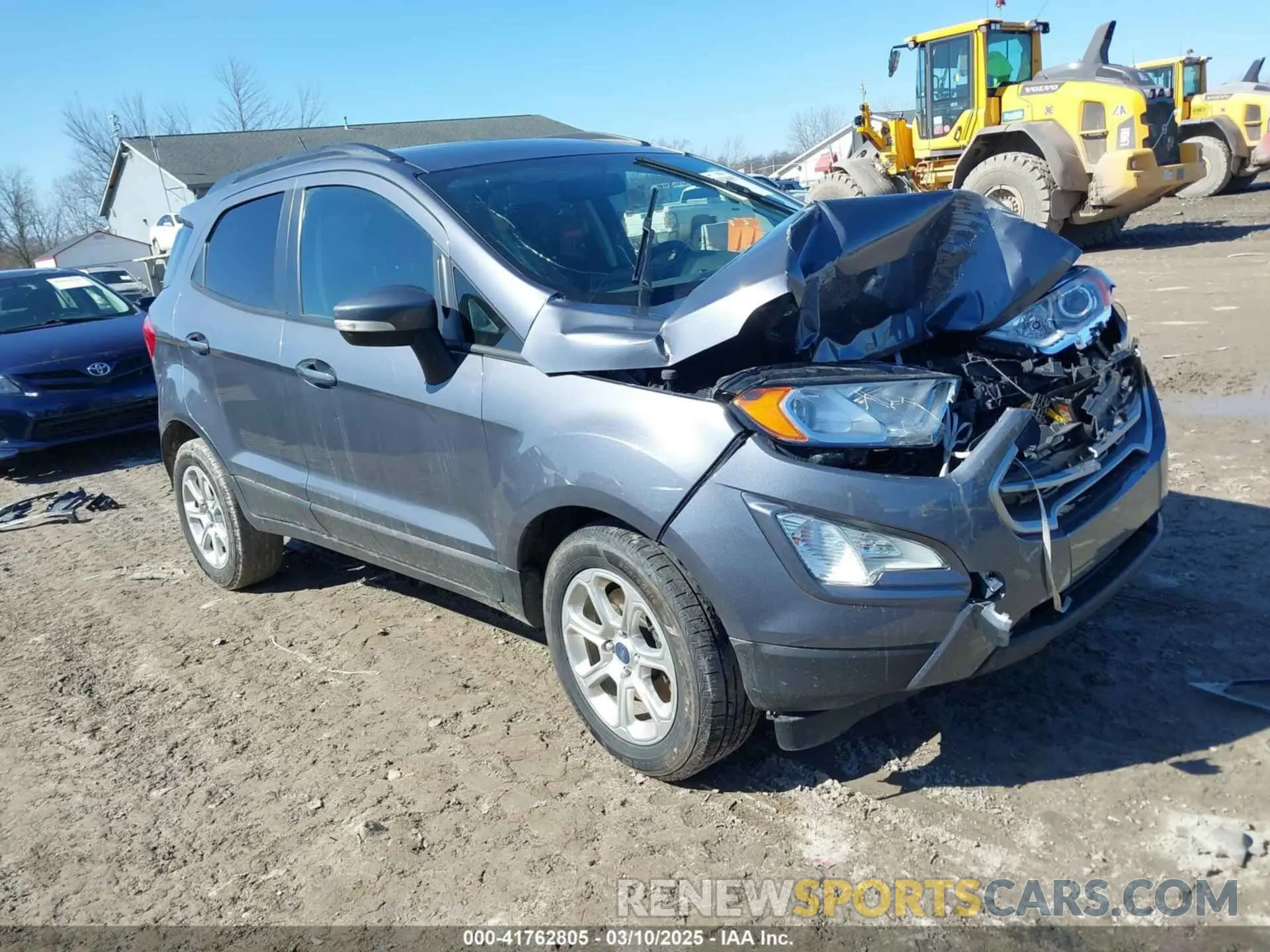 1 Photograph of a damaged car MAJ3S2GE3KC299737 FORD ECOSPORT 2019