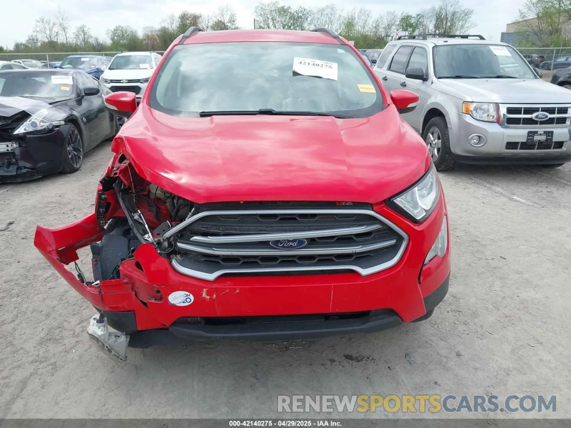12 Photograph of a damaged car MAJ3S2GE4KC306243 FORD ECOSPORT 2019