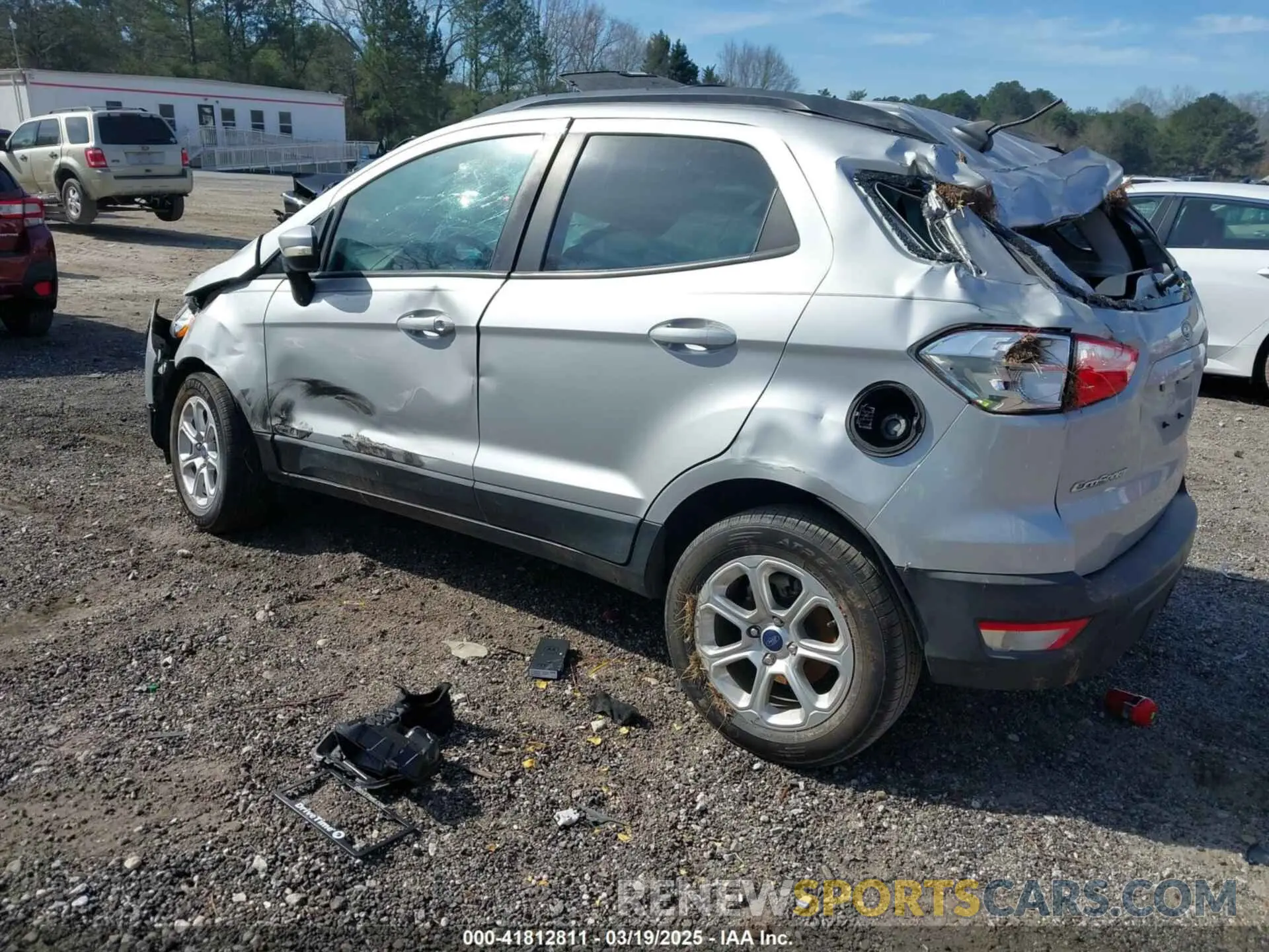 3 Photograph of a damaged car MAJ3S2GE5KC276296 FORD ECOSPORT 2019