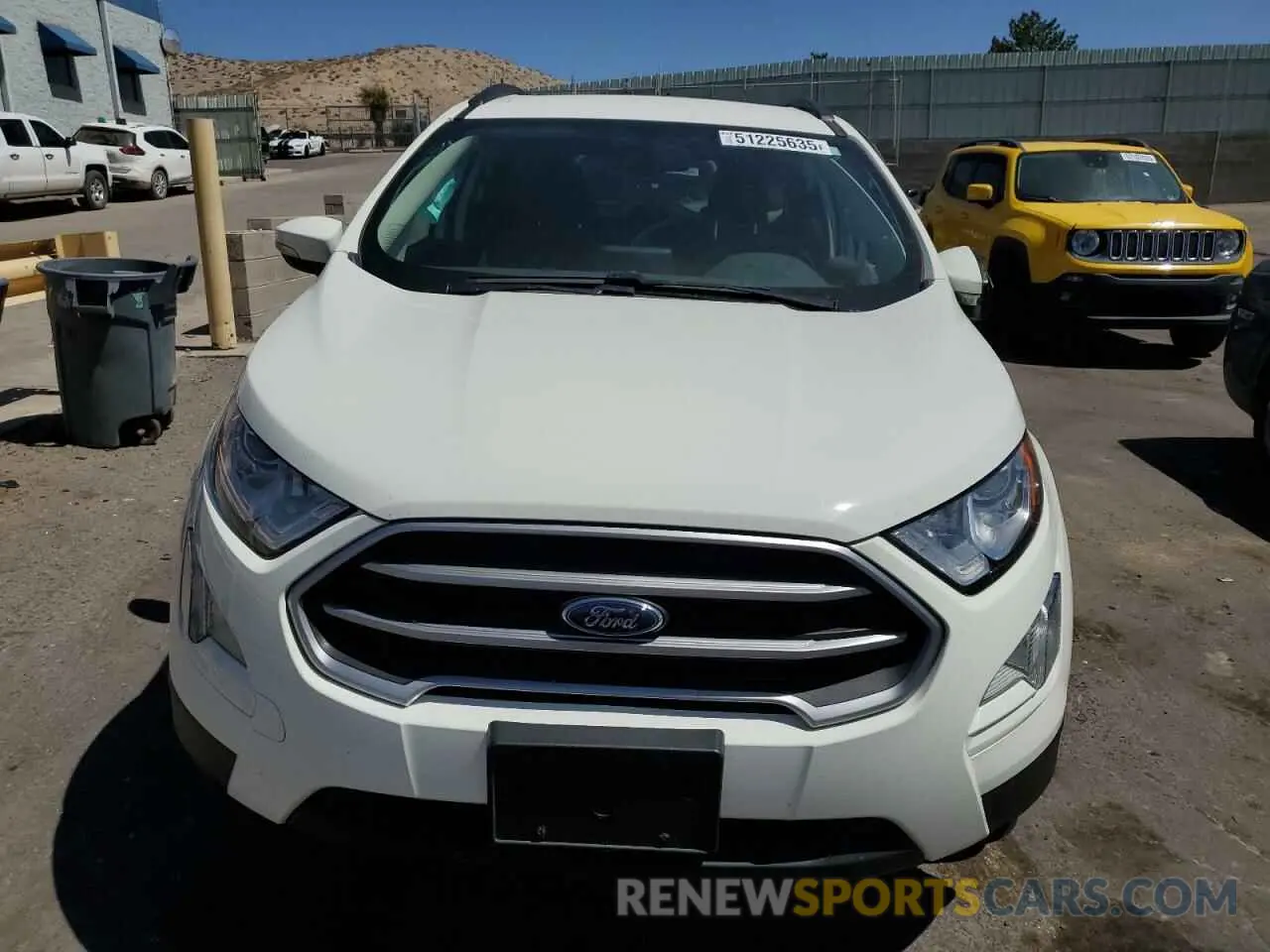 5 Photograph of a damaged car MAJ3S2GE5KC304405 FORD ECOSPORT 2019