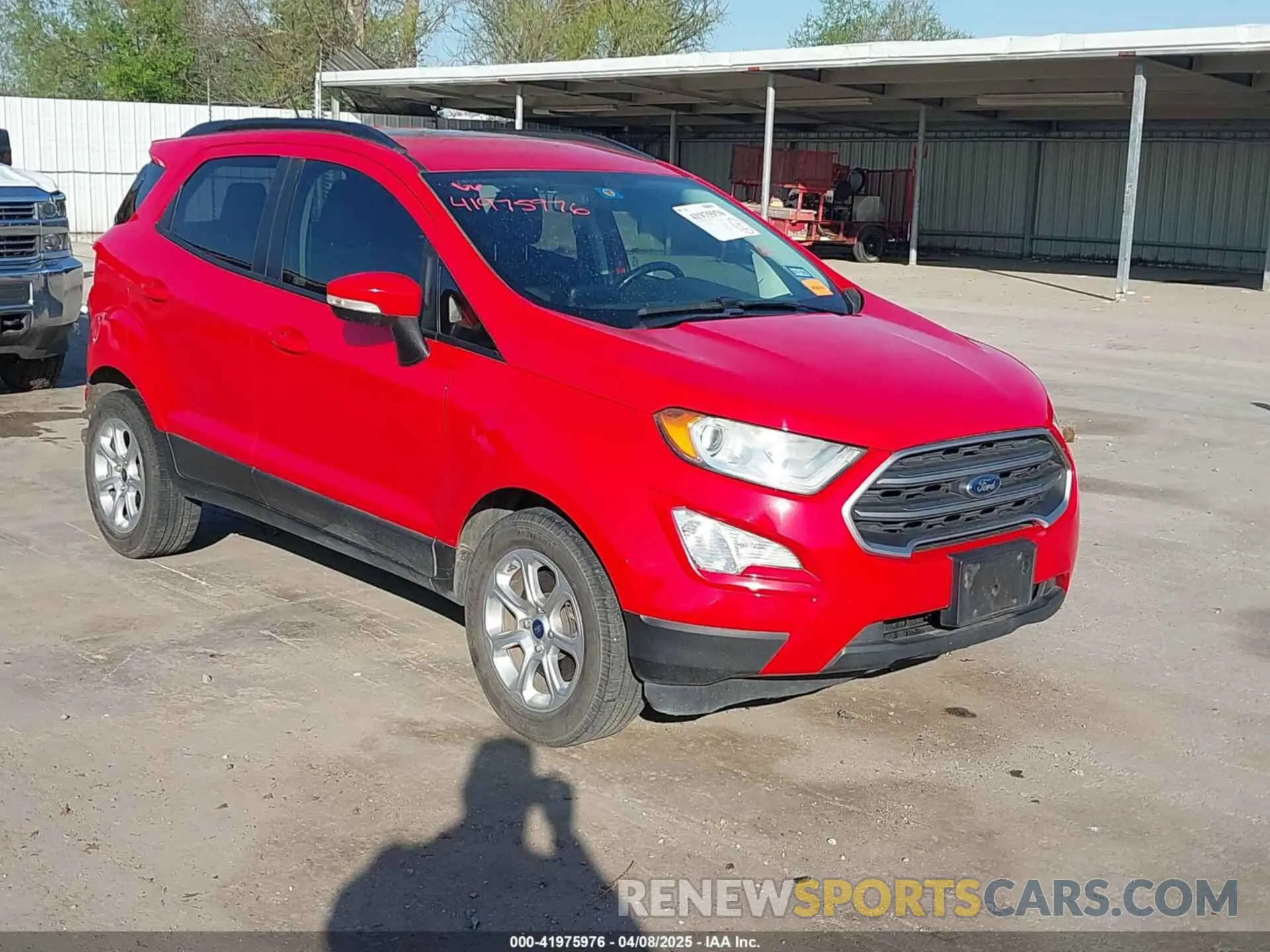 1 Photograph of a damaged car MAJ3S2GE5KC304551 FORD ECOSPORT 2019