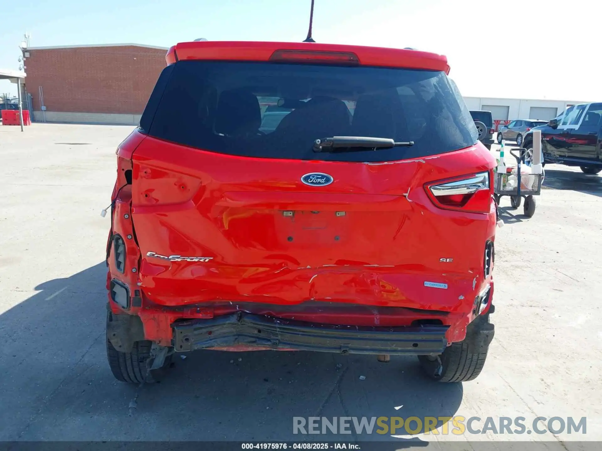 17 Photograph of a damaged car MAJ3S2GE5KC304551 FORD ECOSPORT 2019