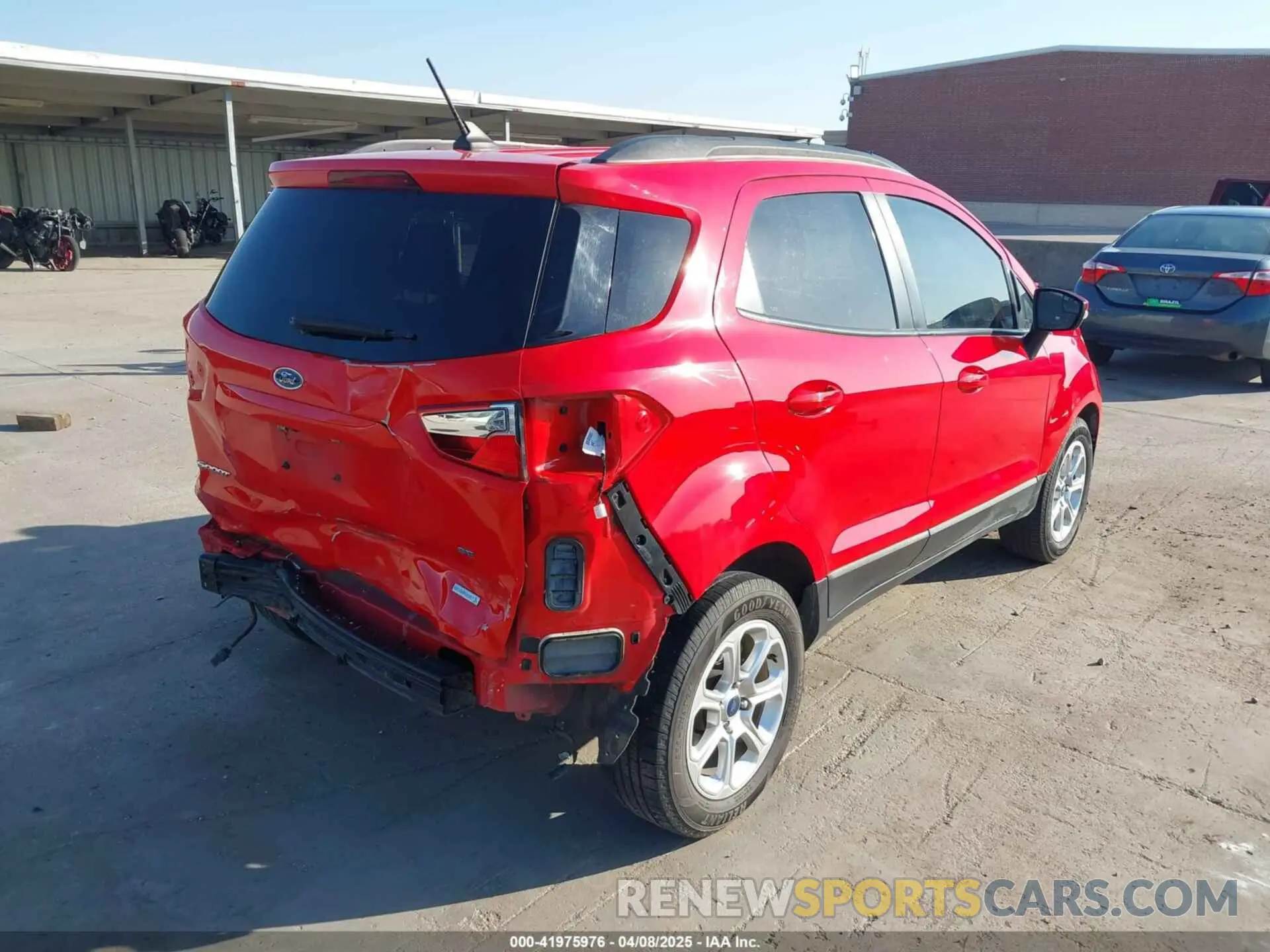 4 Photograph of a damaged car MAJ3S2GE5KC304551 FORD ECOSPORT 2019