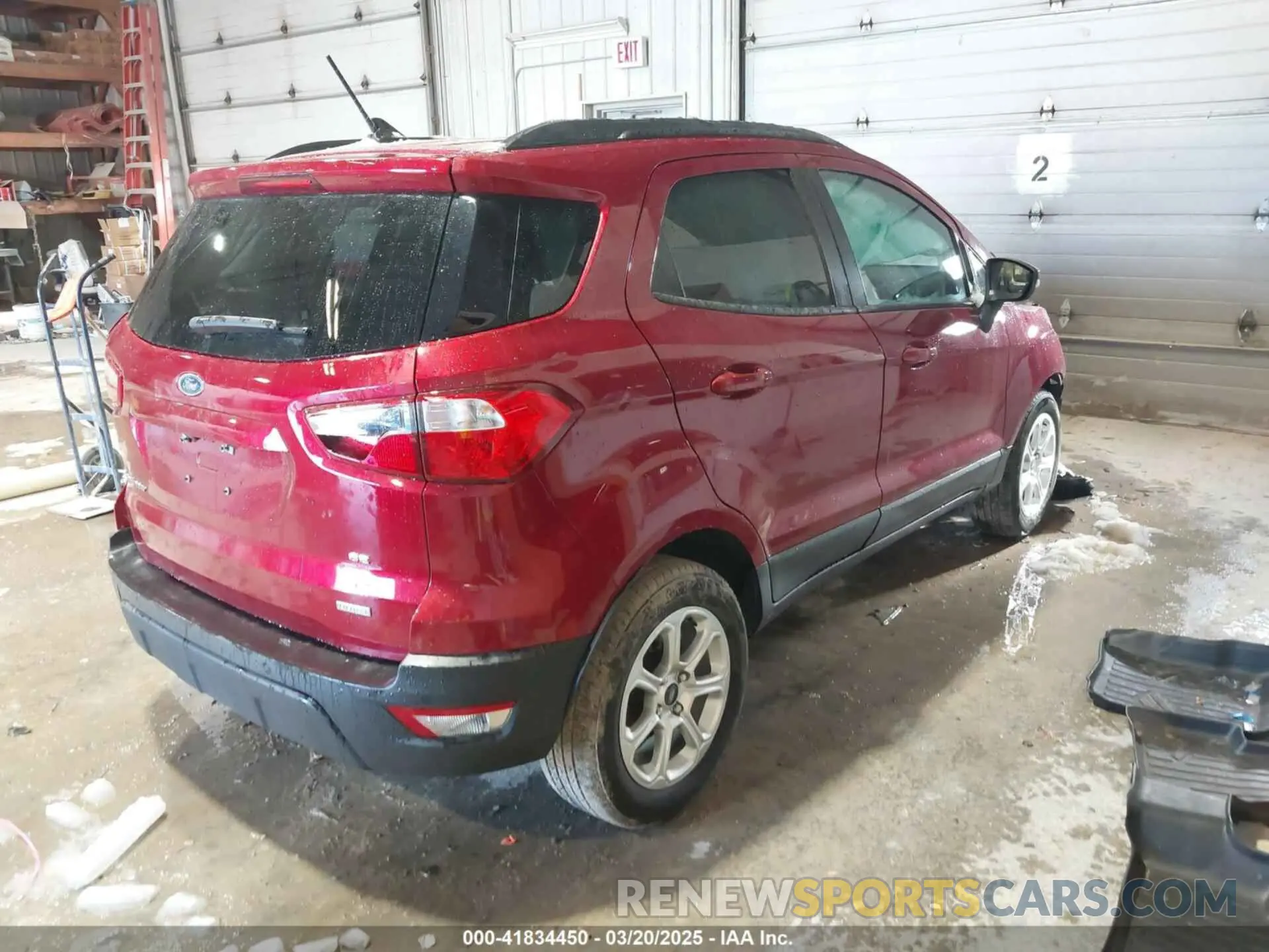 4 Photograph of a damaged car MAJ3S2GE6KC263475 FORD ECOSPORT 2019