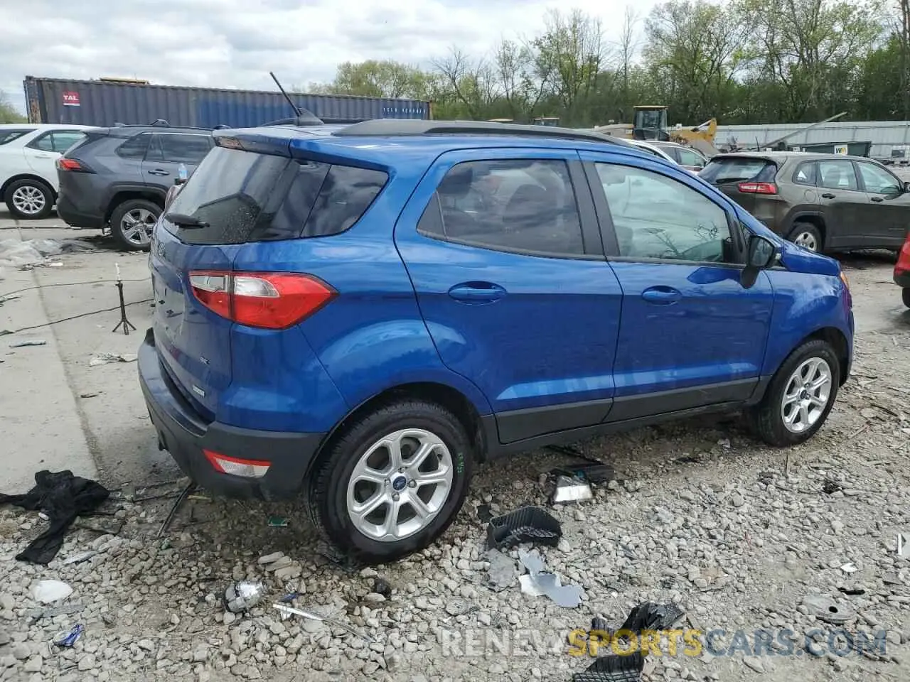3 Photograph of a damaged car MAJ3S2GE7KC266692 FORD ECOSPORT 2019